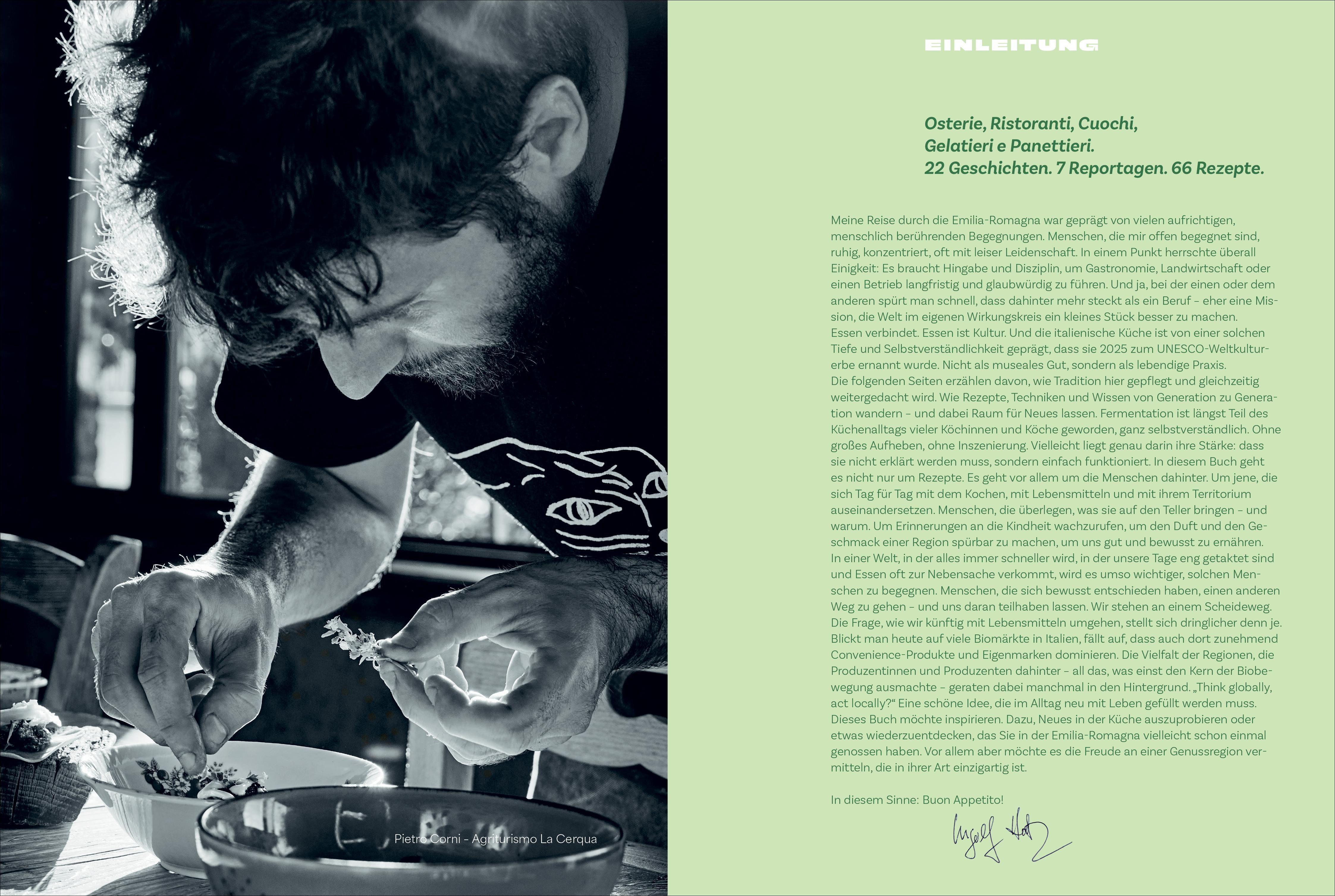 Beispielinhalt (Bild) Emilia-Romagna. Il Cuore del Gusto