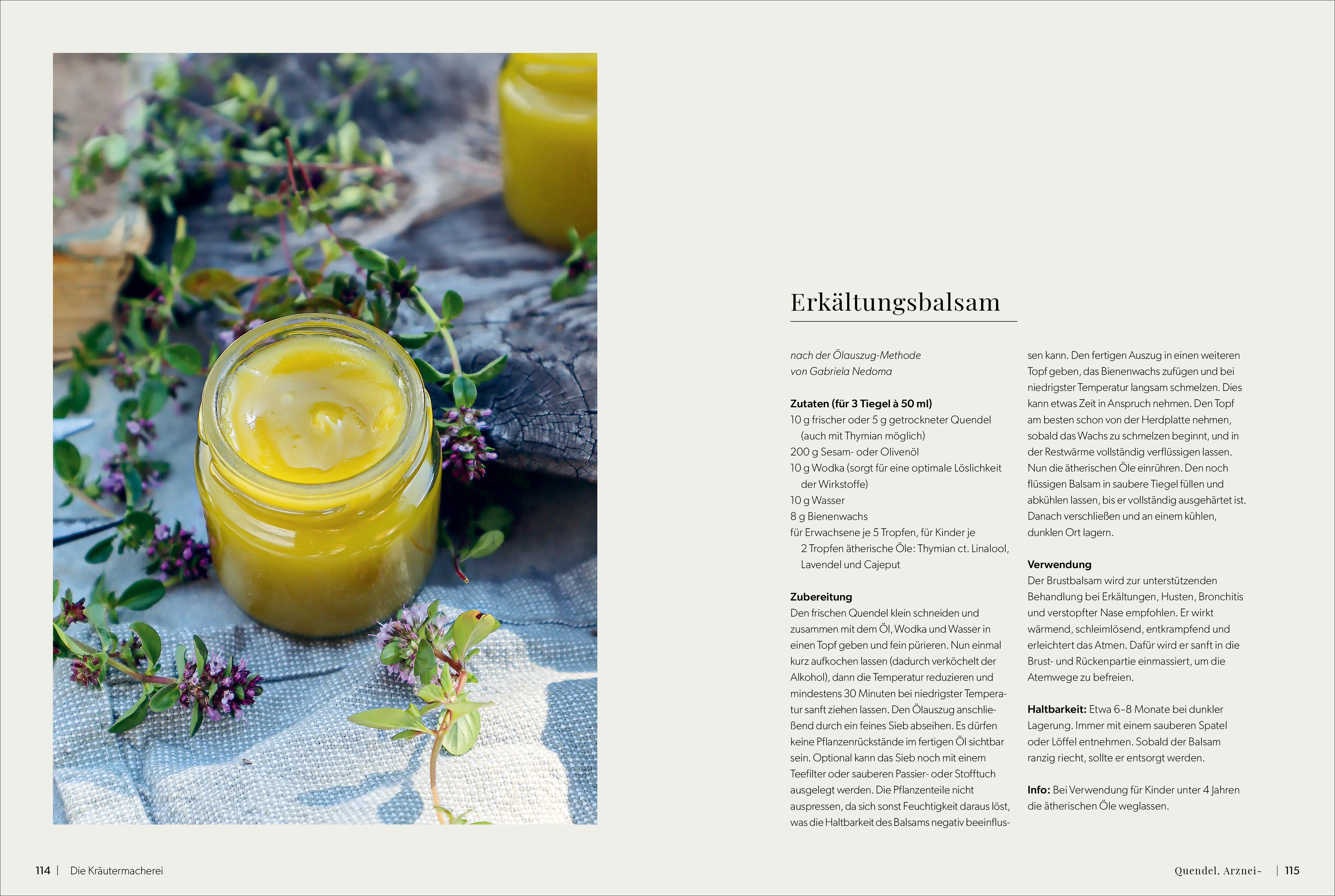 Beispielinhalt (Bild) Die Kräutermacherei. Meine Naturapotheke.