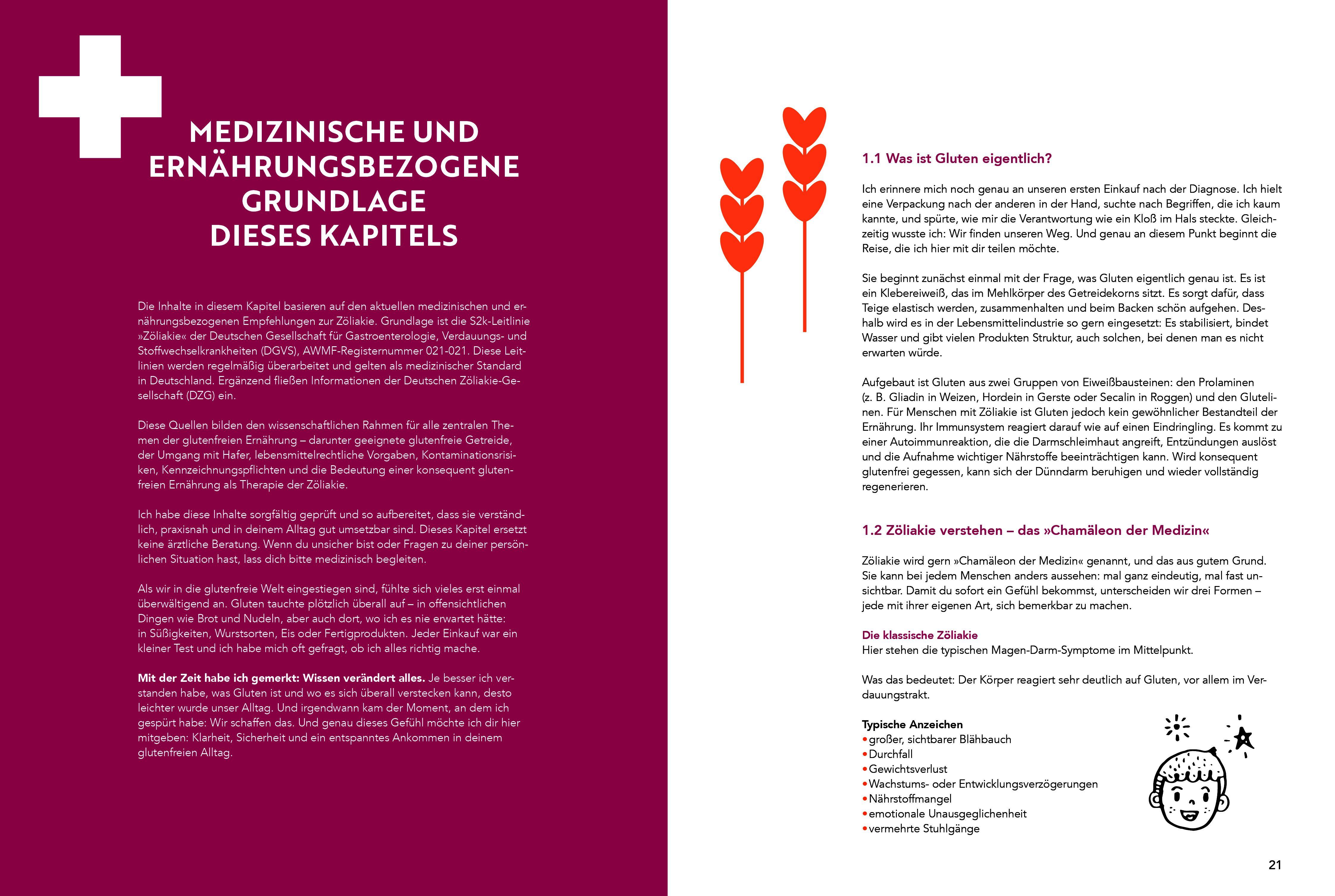 Beispielinhalt (Bild) Eat gluten-free, live happy