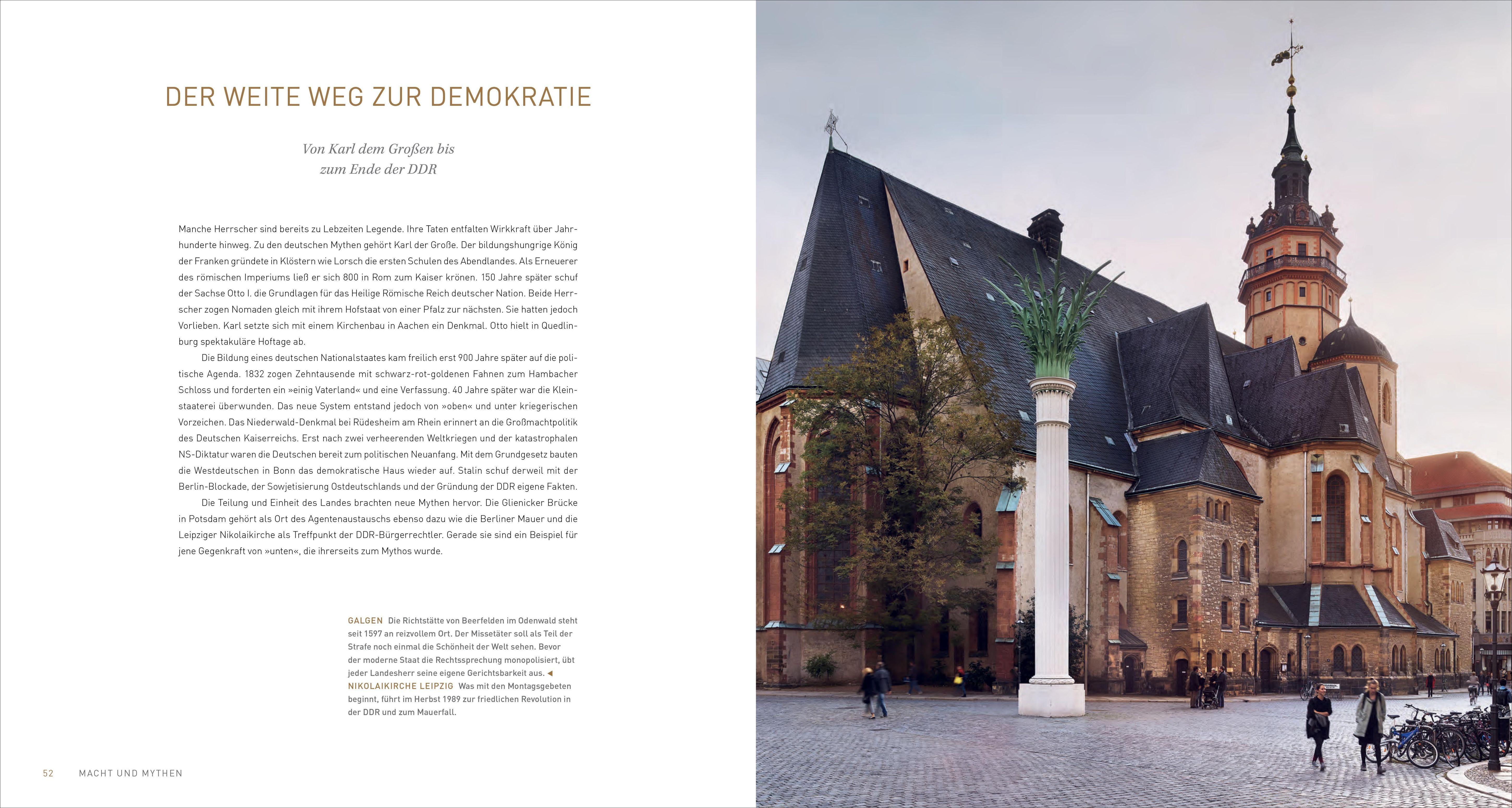 Beispielinhalt (Bild) Bildband: Deutschland. Eine Reise durch die Zeit. Herrscher, Denker und Künstler sowie Landschaften, Orte und wichtige Stationen der deutschen Geschichte.