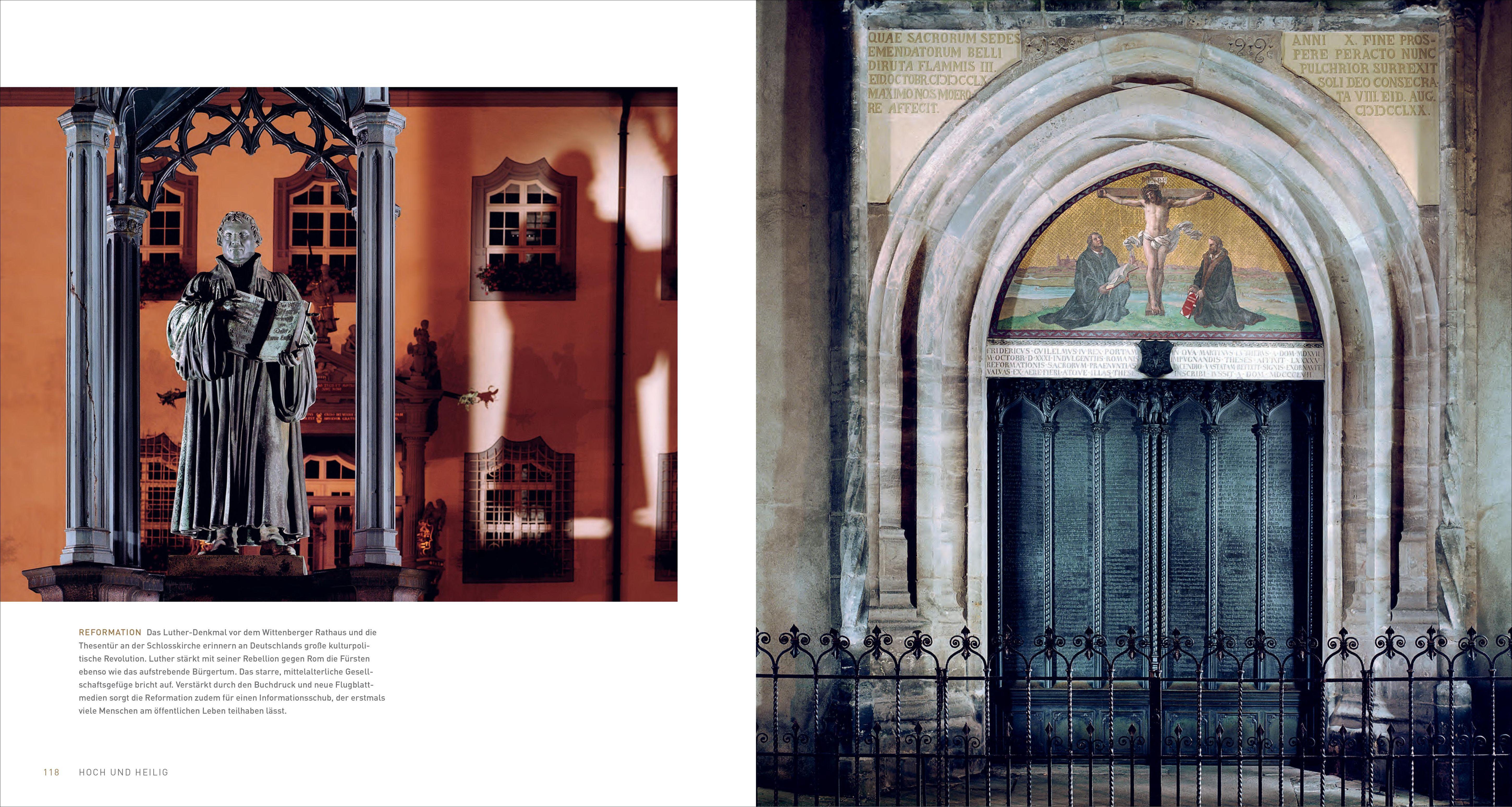 Beispielinhalt (Bild) Bildband: Deutschland. Eine Reise durch die Zeit. Herrscher, Denker und Künstler sowie Landschaften, Orte und wichtige Stationen der deutschen Geschichte.