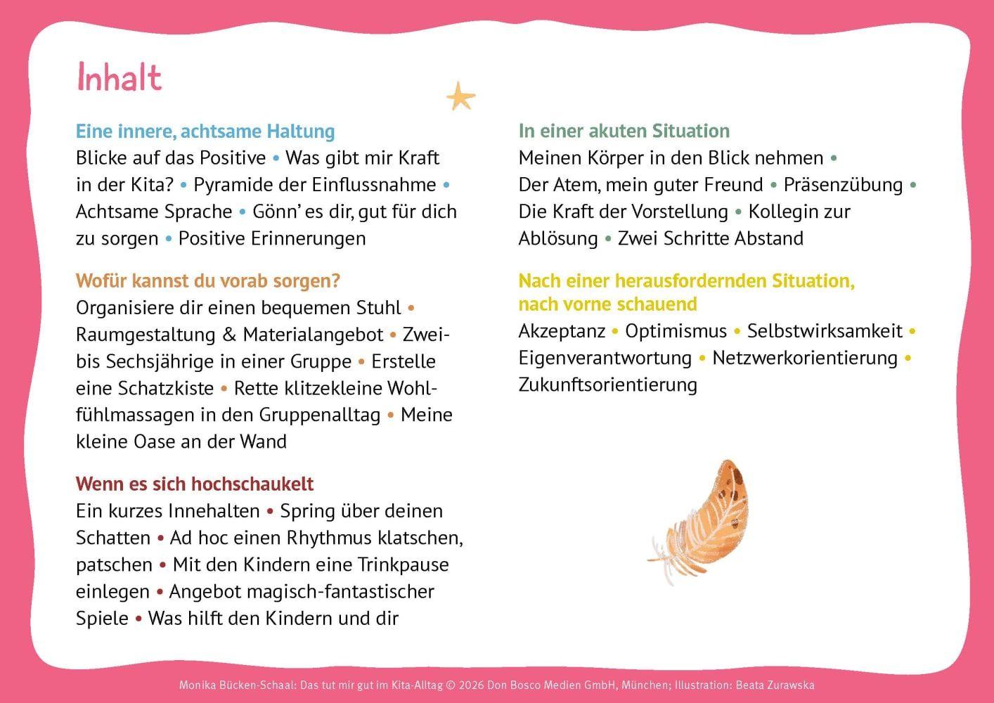 Beispielinhalt (Bild) Das tut mir gut im Kita-Alltag