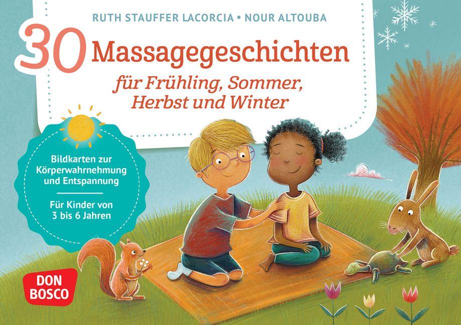 Vorderes Coverbild 30 Massagegeschichten für Frühling, Sommer, Herbst und Winter
