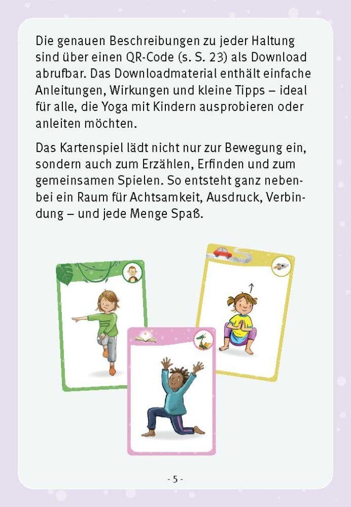 Beispielinhalt (Bild) Bewegt euch! Yoga-Spiele für Kinder