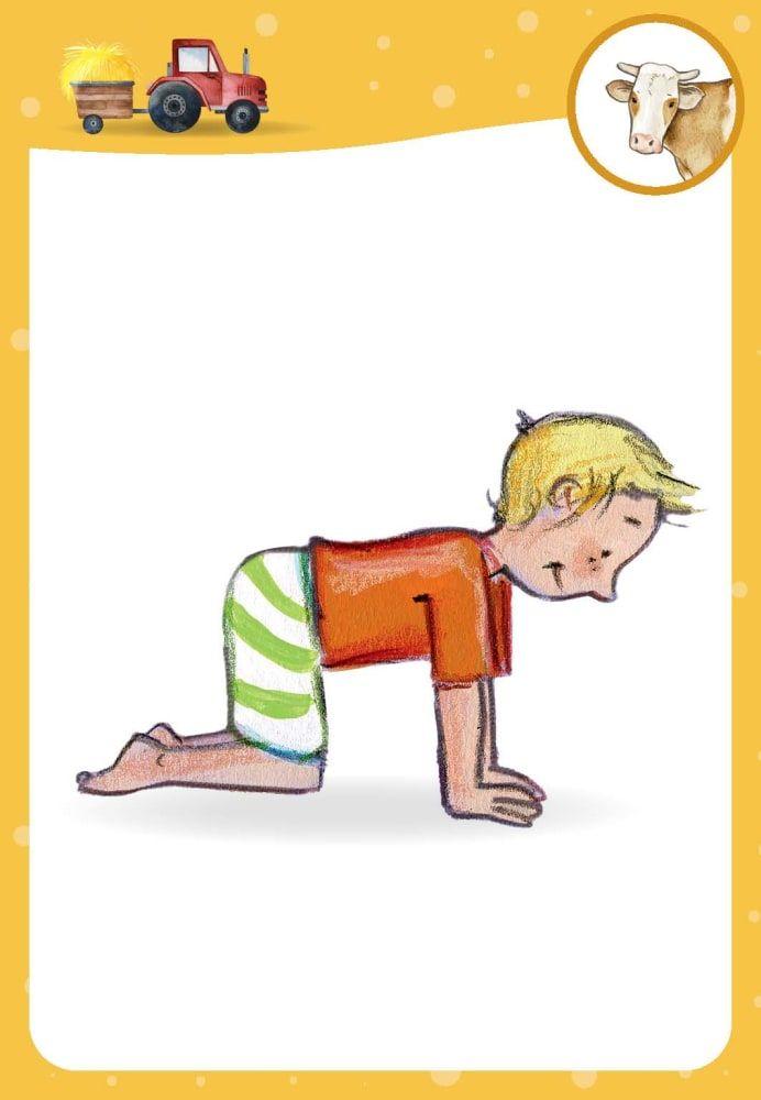 Beispielinhalt (Bild) Bewegt euch! Yoga-Spiele für Kinder