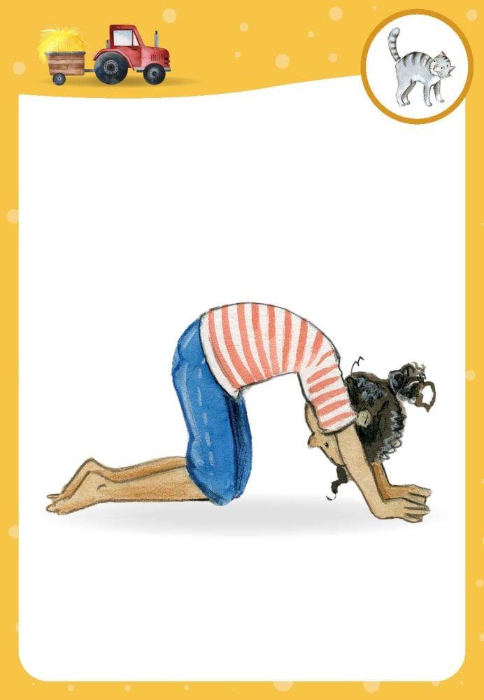 Beispielinhalt (Bild) Bewegt euch! Yoga-Spiele für Kinder