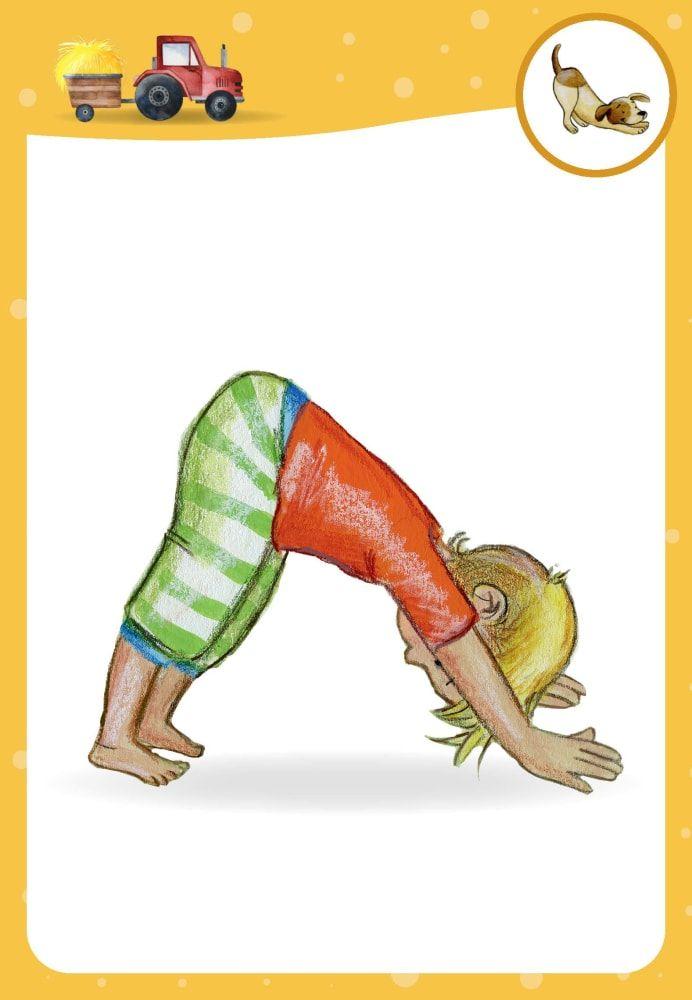 Beispielinhalt (Bild) Bewegt euch! Yoga-Spiele für Kinder