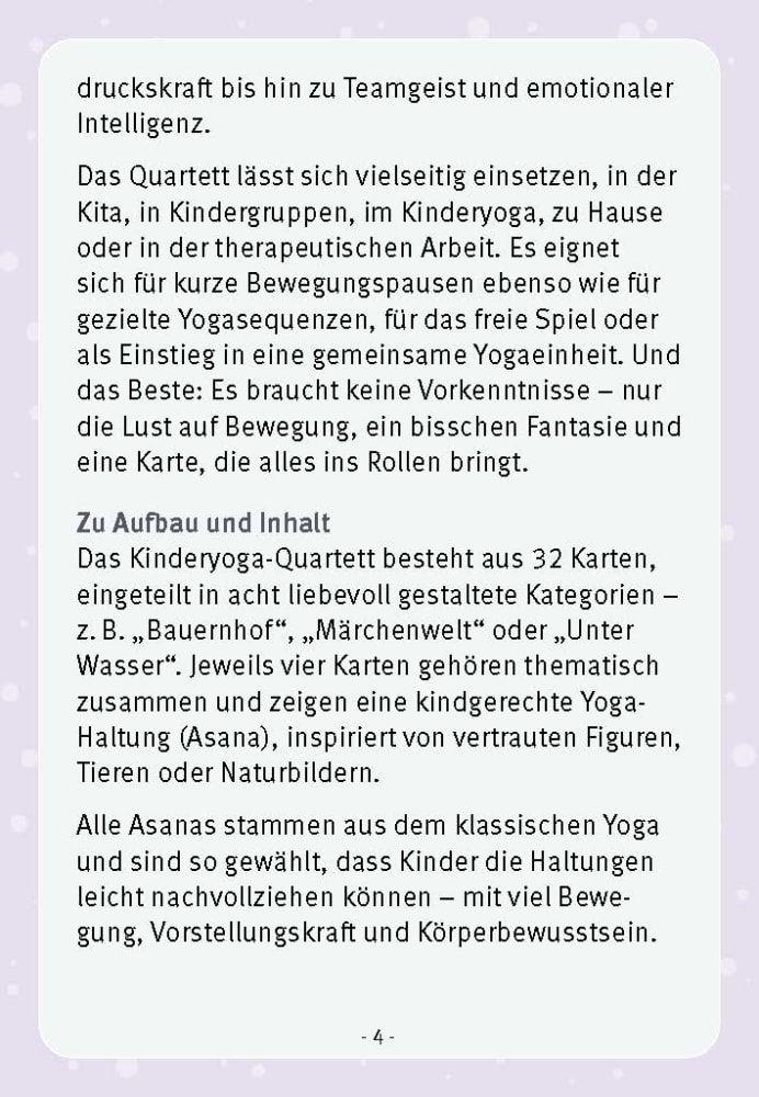 Beispielinhalt (Bild) Bewegt euch! Yoga-Spiele für Kinder