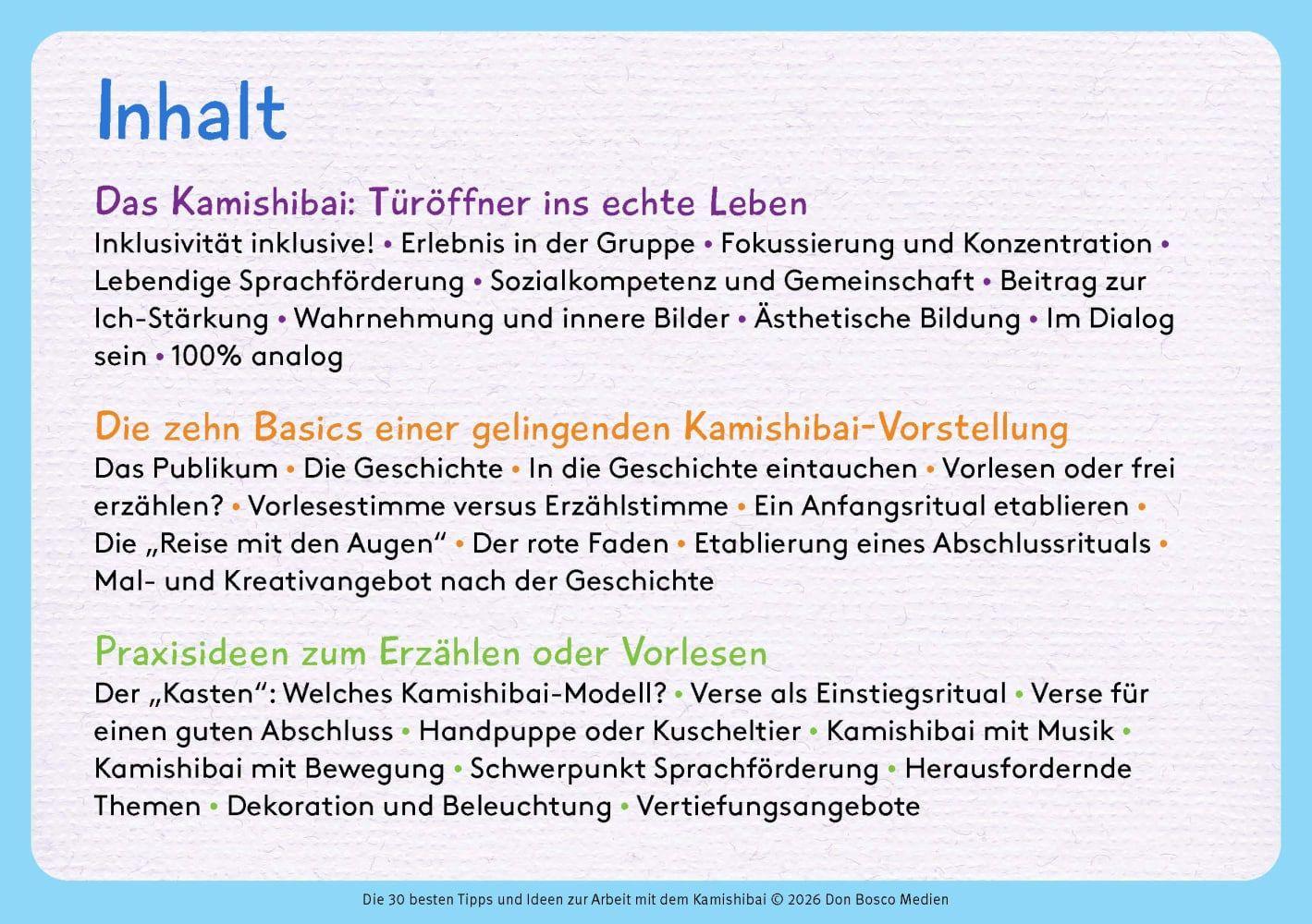 Beispielinhalt (Bild) Sprachförderung leicht gemacht: Die 30 besten Tipps und Ideen zur Arbeit mit dem Kamishibai