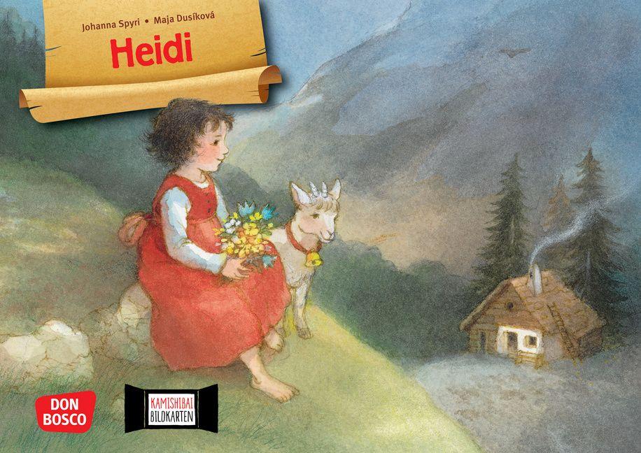Vorderes Coverbild Heidi. Kamishibai Bildkartenset