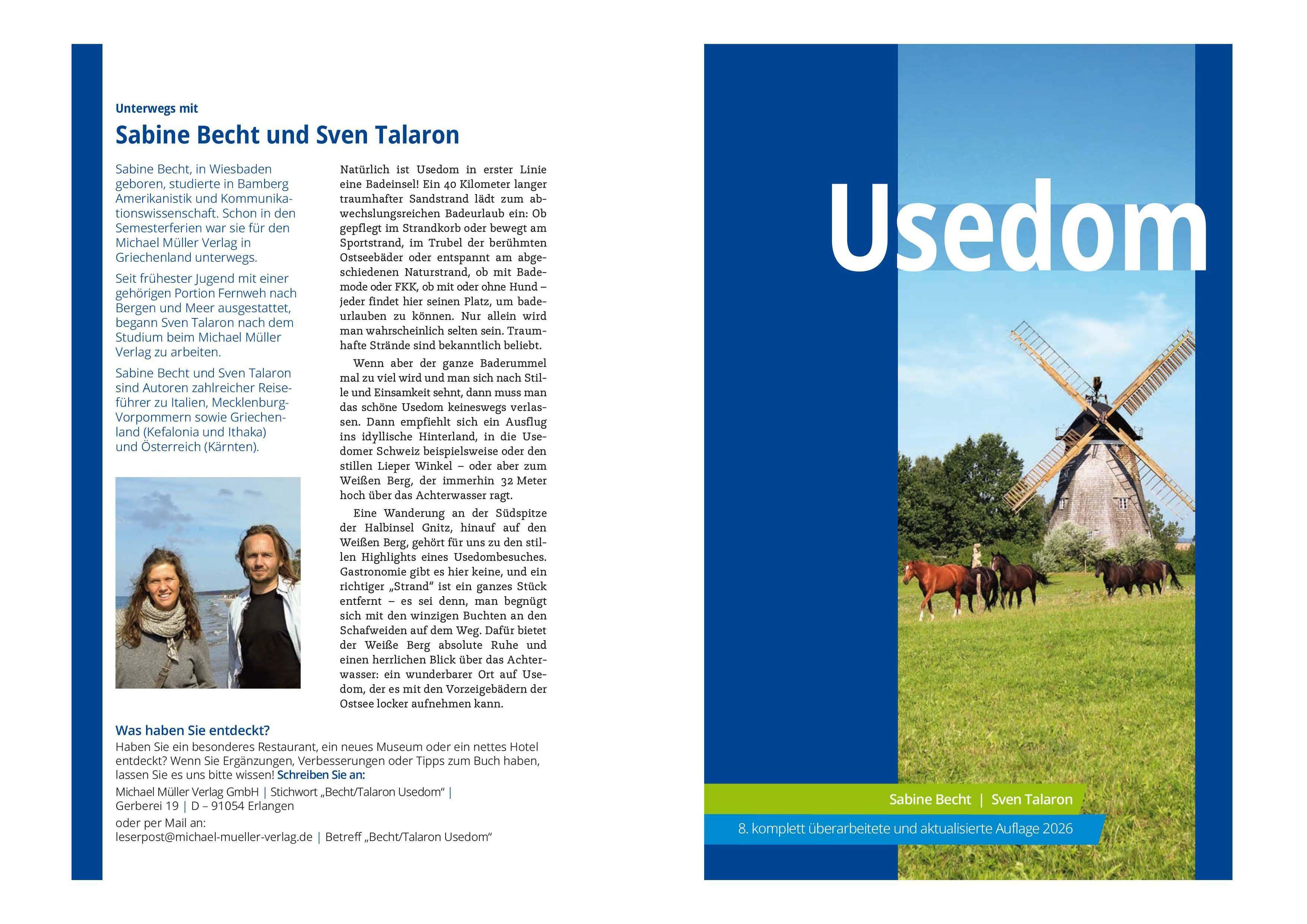 Beispielinhalt (Bild) MICHAEL MÜLLER REISEFÜHRER Usedom