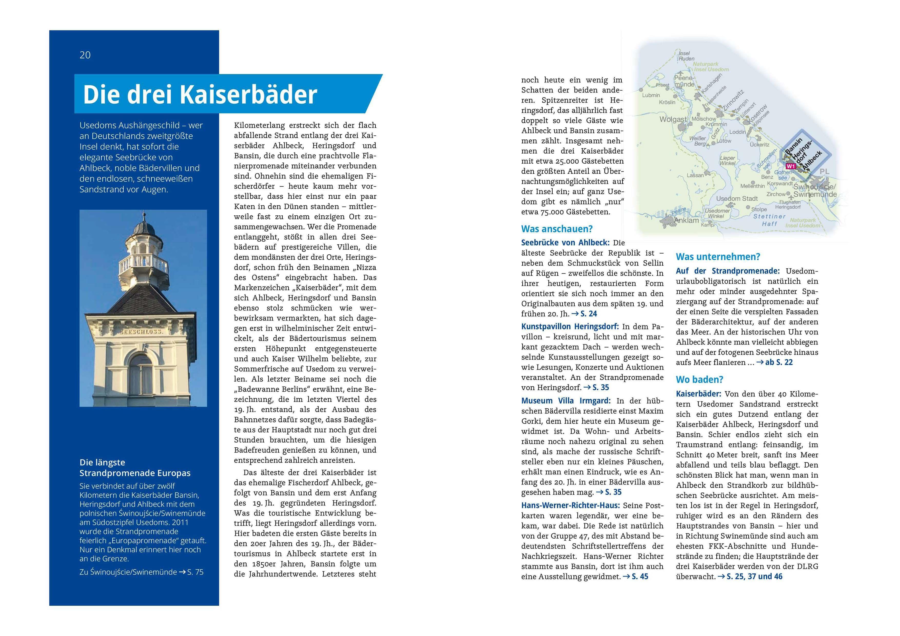 Beispielinhalt (Bild) MICHAEL MÜLLER REISEFÜHRER Usedom