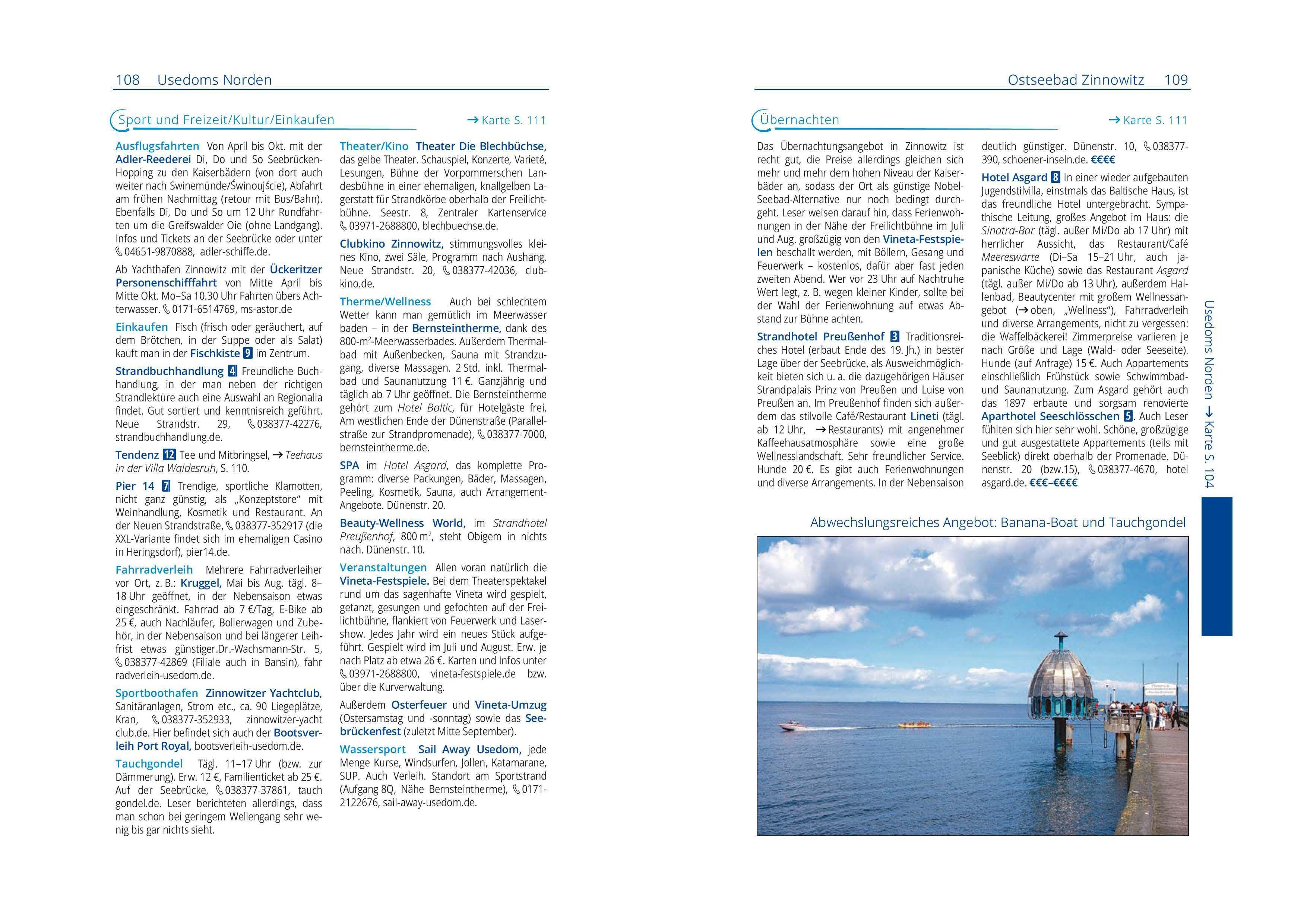 Beispielinhalt (Bild) MICHAEL MÜLLER REISEFÜHRER Usedom