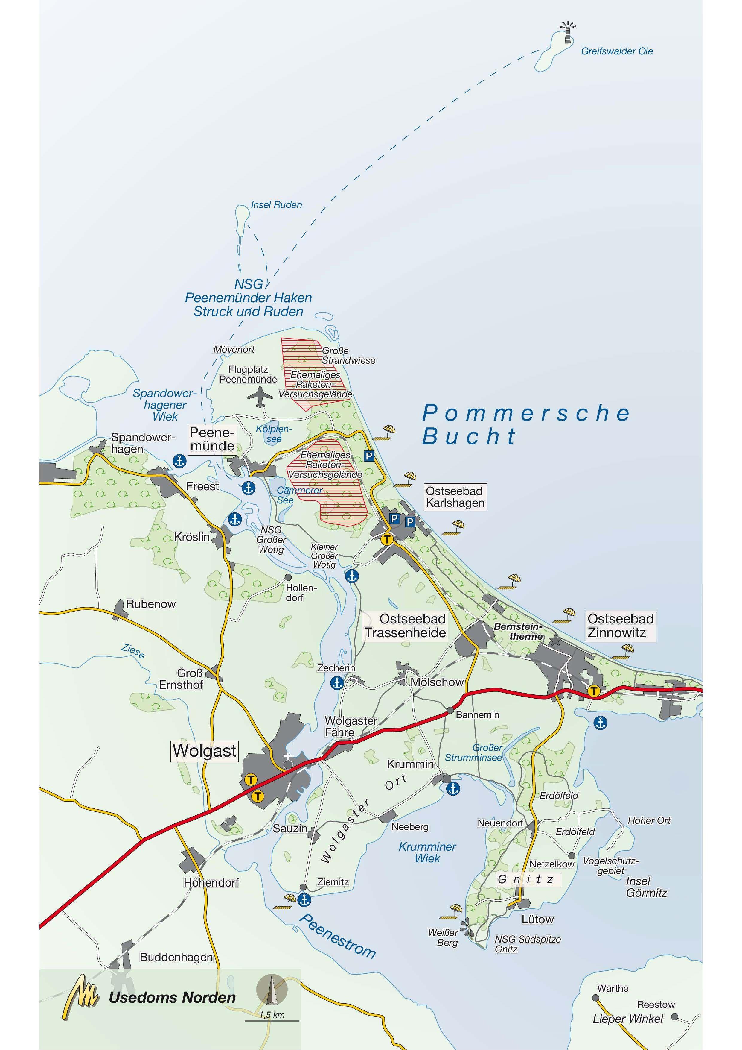 Beispielinhalt (Bild) MICHAEL MÜLLER REISEFÜHRER Usedom