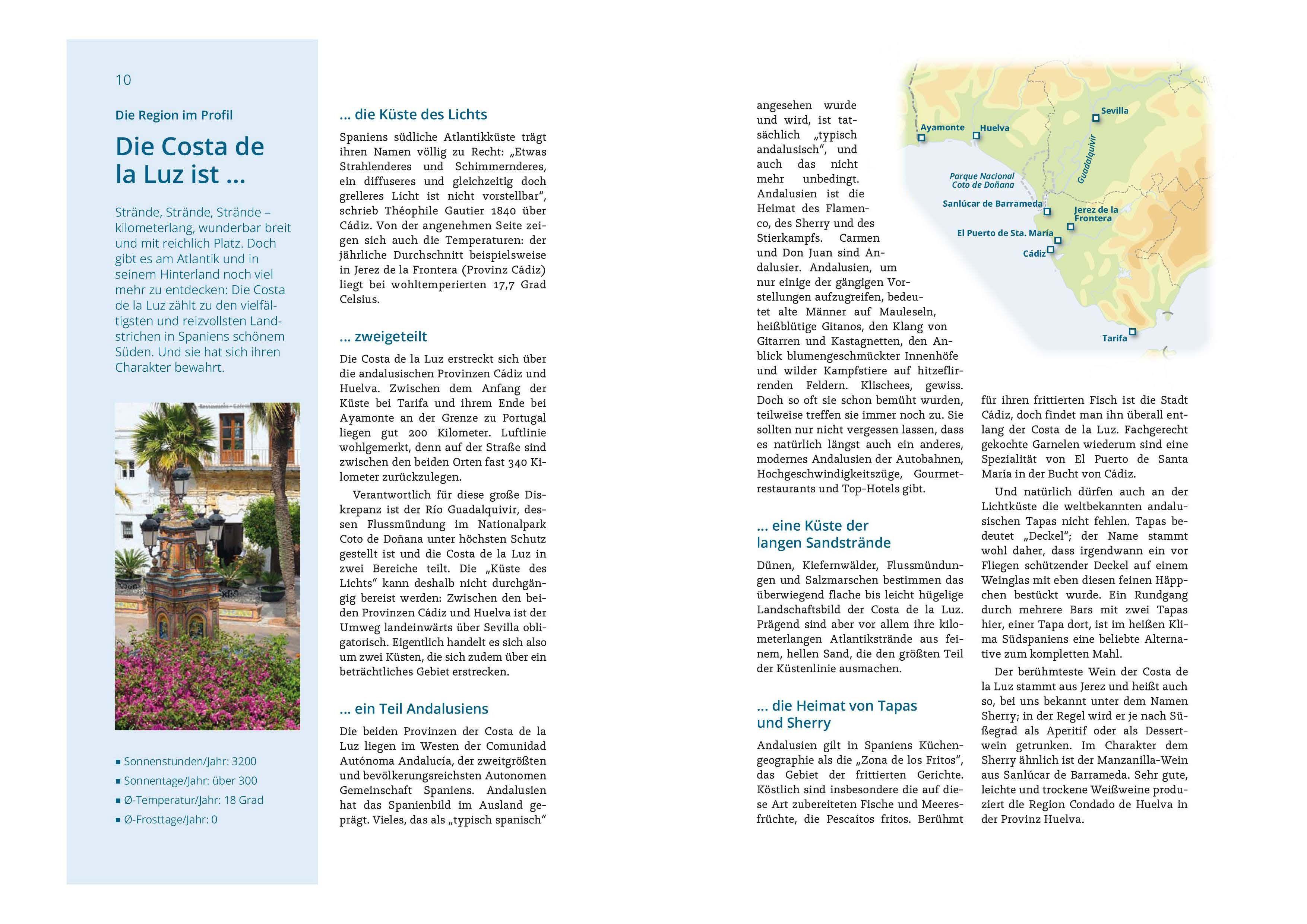 Beispielinhalt (Bild) MICHAEL MÜLLER REISEFÜHRER Costa de la Luz
