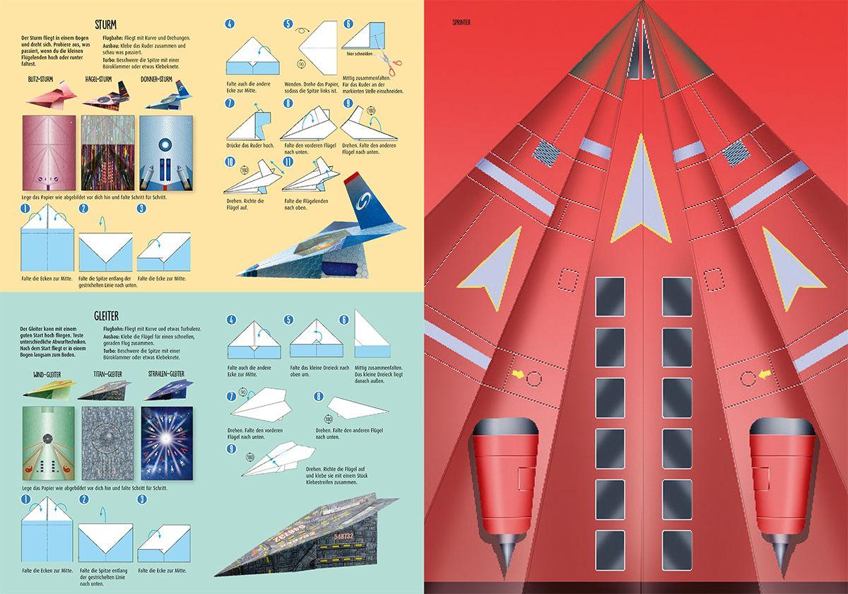 Beispielinhalt (Bild) Riesen-Papierflieger