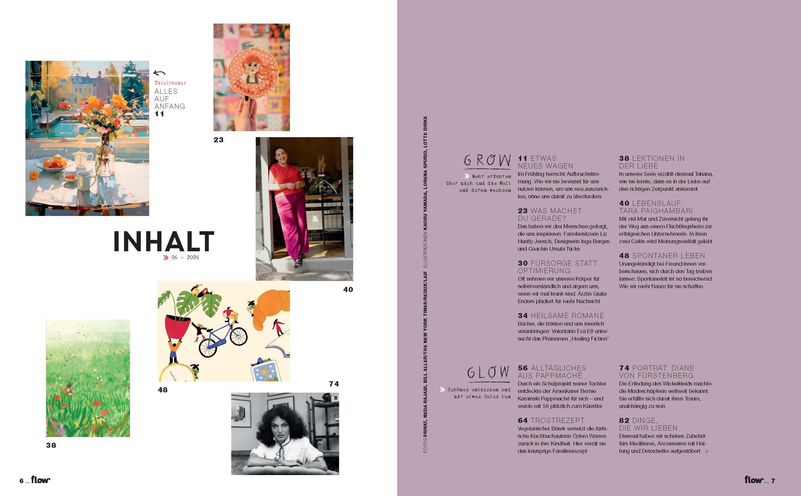 Beispielinhalt (Bild) Flow Nummer 96 (2/2026)