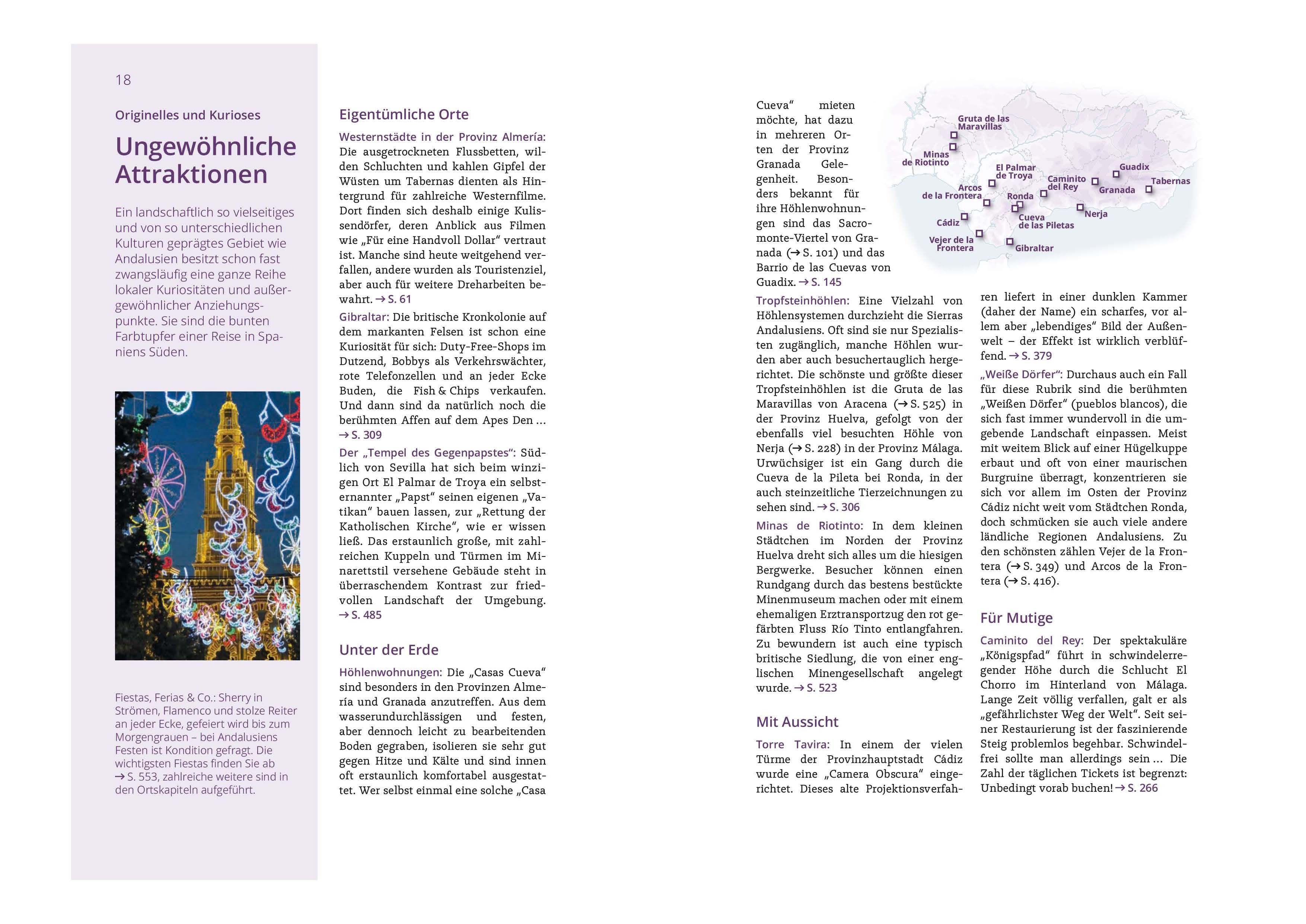 Beispielinhalt (Bild) MICHAEL MÜLLER REISEFÜHRER Andalusien