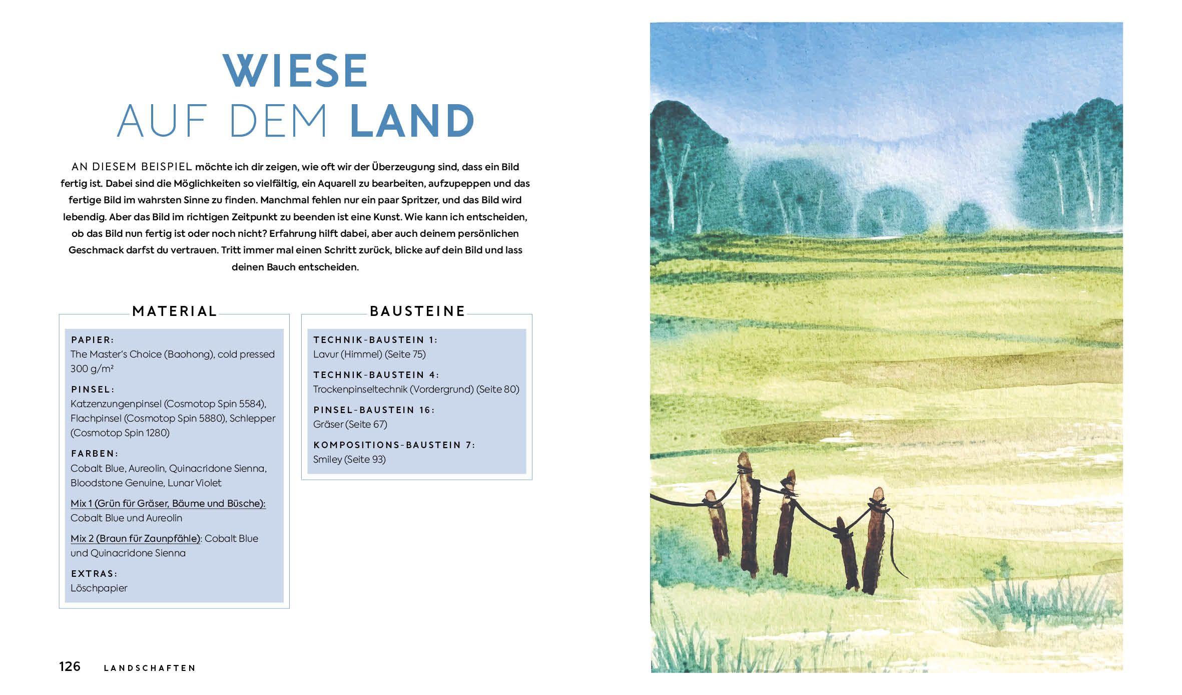 Beispielinhalt (Bild) Aquarell leicht gemacht