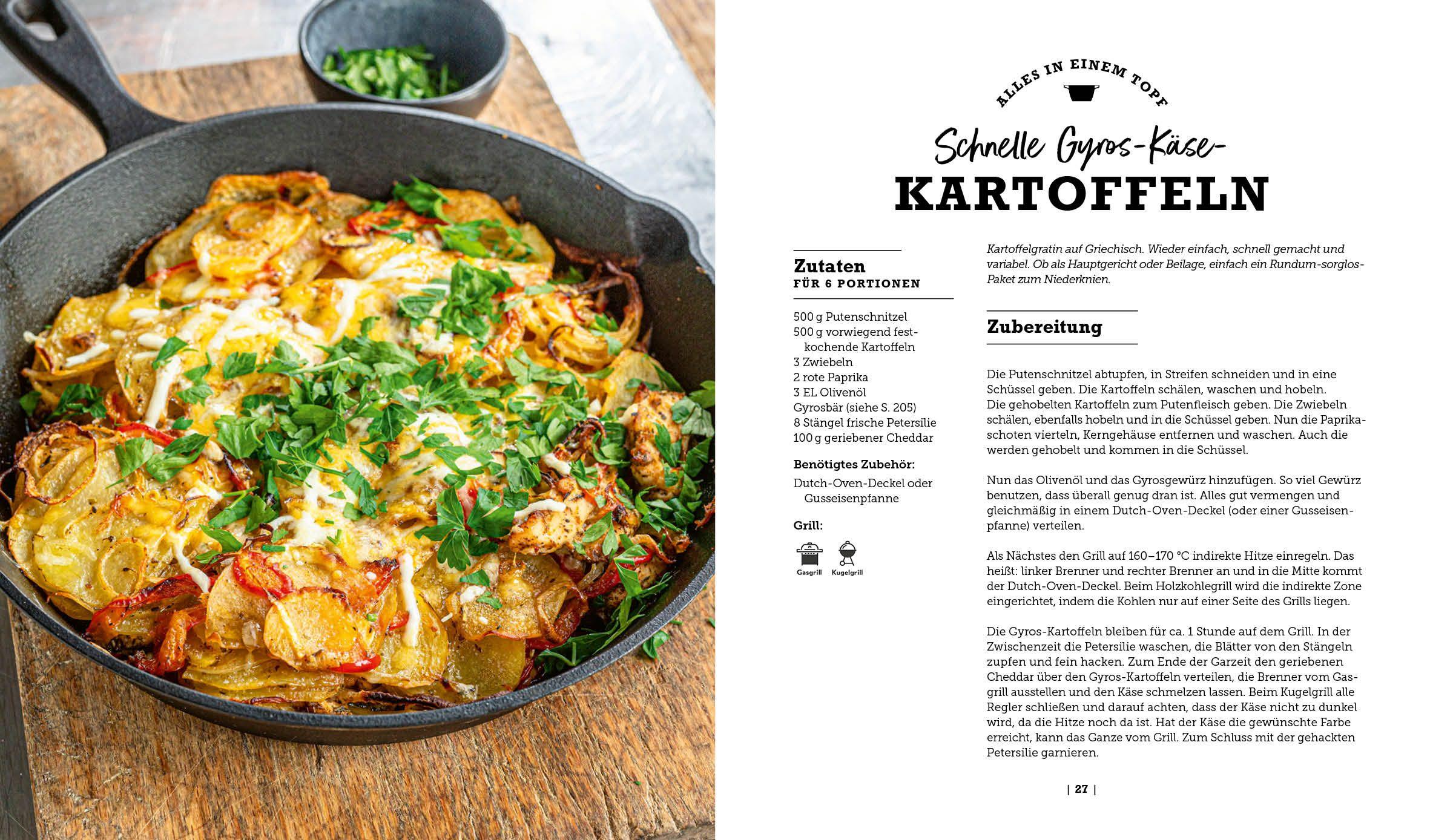 Beispielinhalt (Bild) Grillen wie ein Bär XXL  | 111 Rezepte für Grill und Dutch Oven