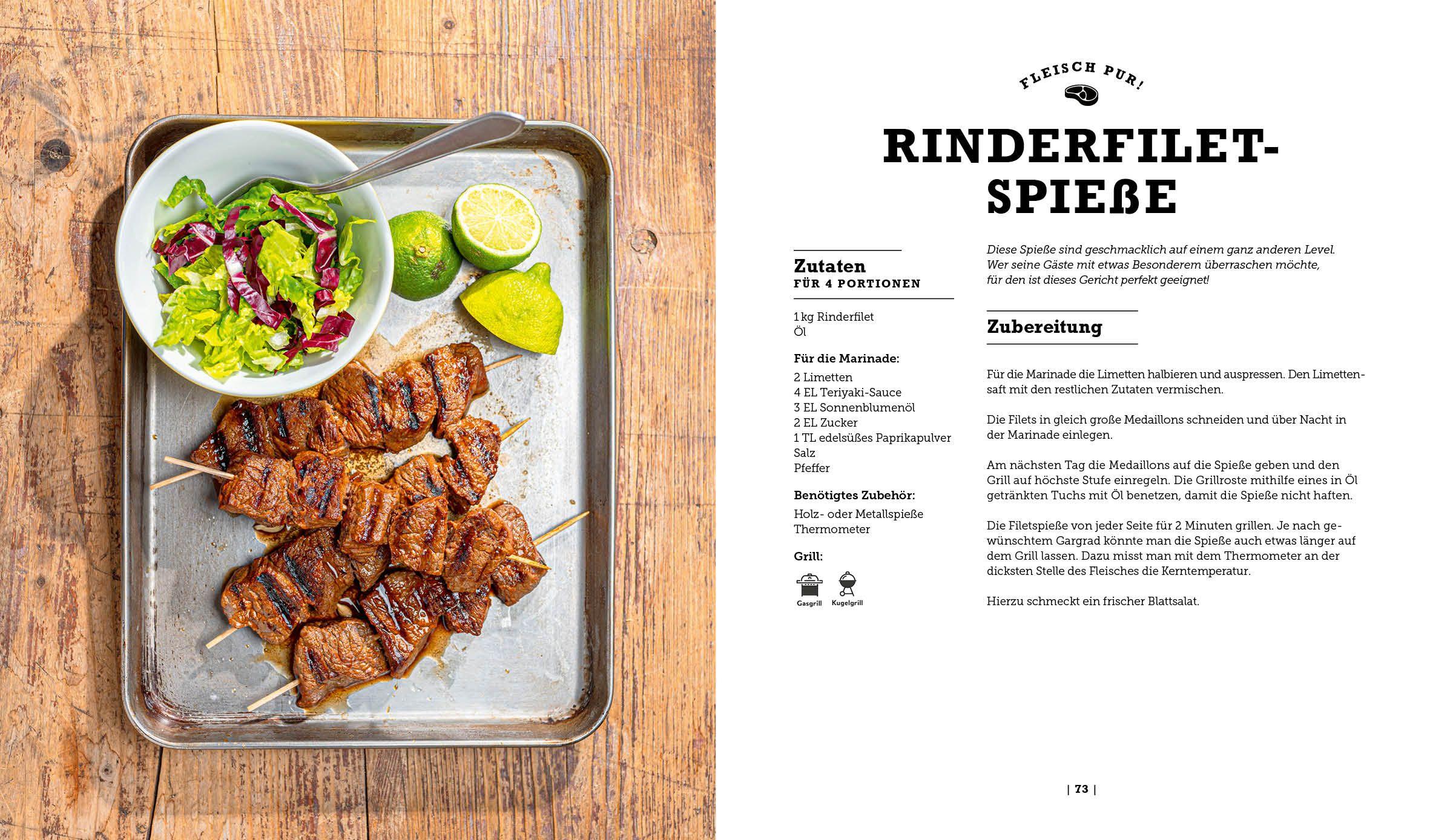 Beispielinhalt (Bild) Grillen wie ein Bär XXL  | 111 Rezepte für Grill und Dutch Oven