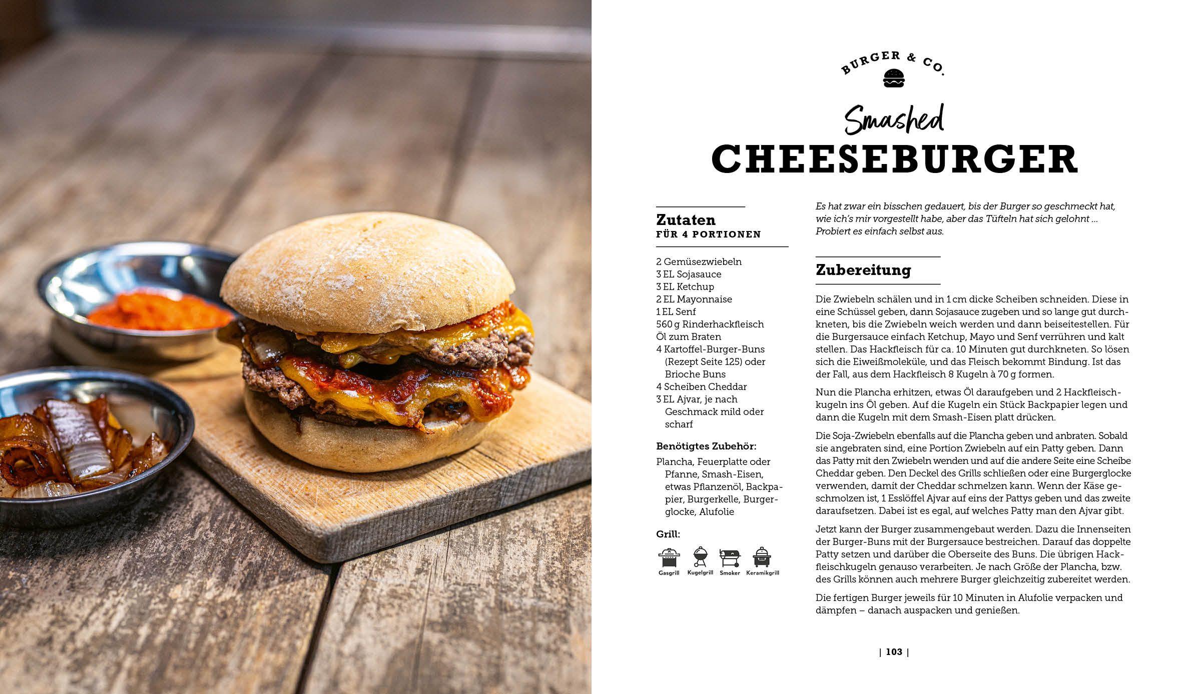 Beispielinhalt (Bild) Grillen wie ein Bär XXL  | 111 Rezepte für Grill und Dutch Oven