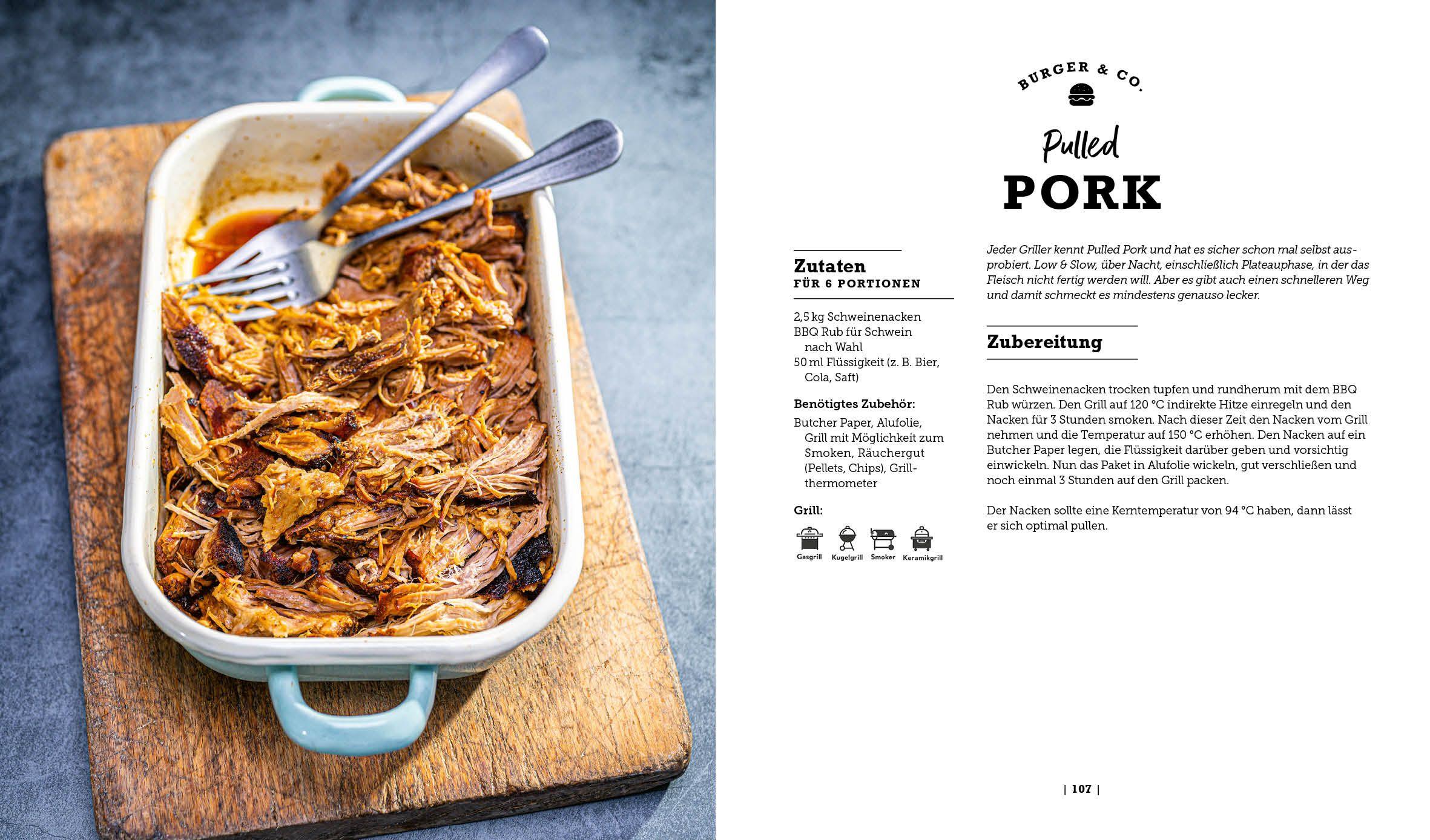 Beispielinhalt (Bild) Grillen wie ein Bär XXL  | 111 Rezepte für Grill und Dutch Oven
