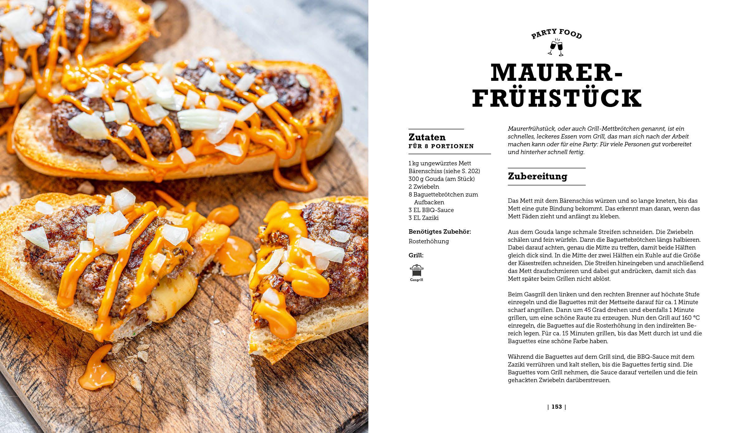 Beispielinhalt (Bild) Grillen wie ein Bär XXL  | 111 Rezepte für Grill und Dutch Oven