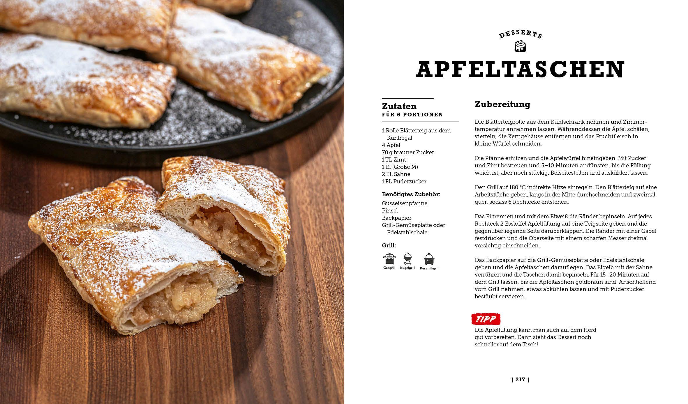 Beispielinhalt (Bild) Grillen wie ein Bär XXL  | 111 Rezepte für Grill und Dutch Oven