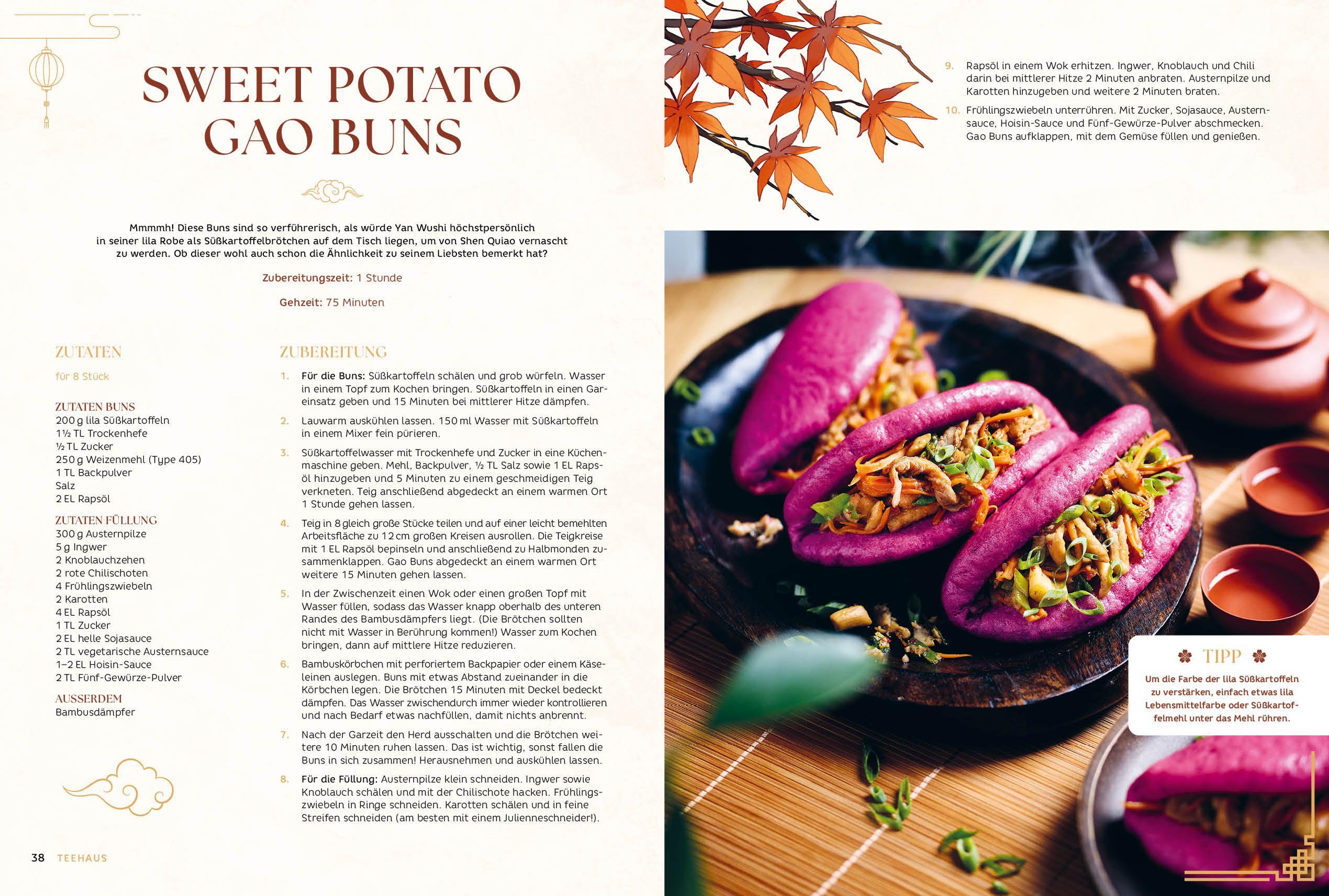 Beispielinhalt (Bild) Danmei - Das Kochbuch