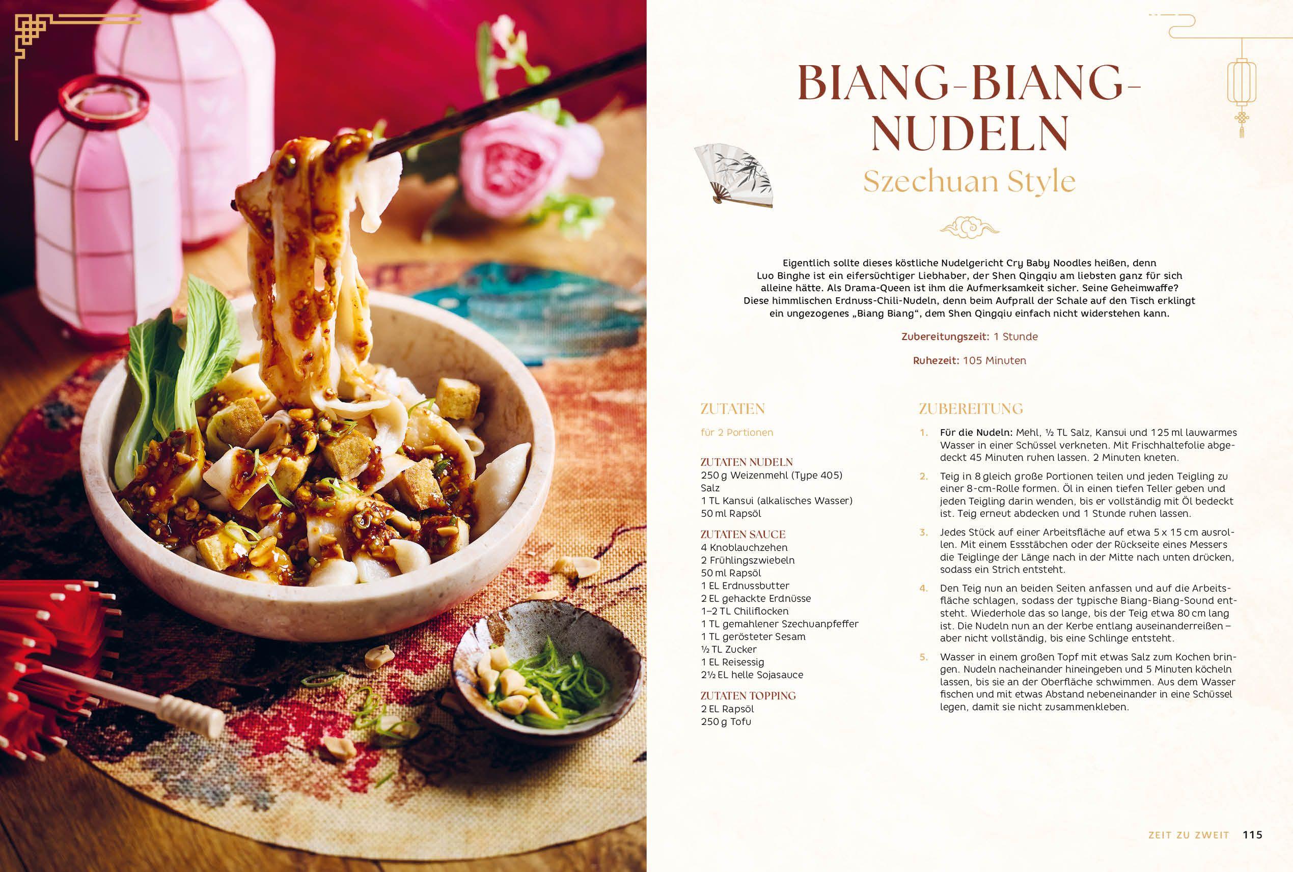 Beispielinhalt (Bild) Danmei - Das Kochbuch