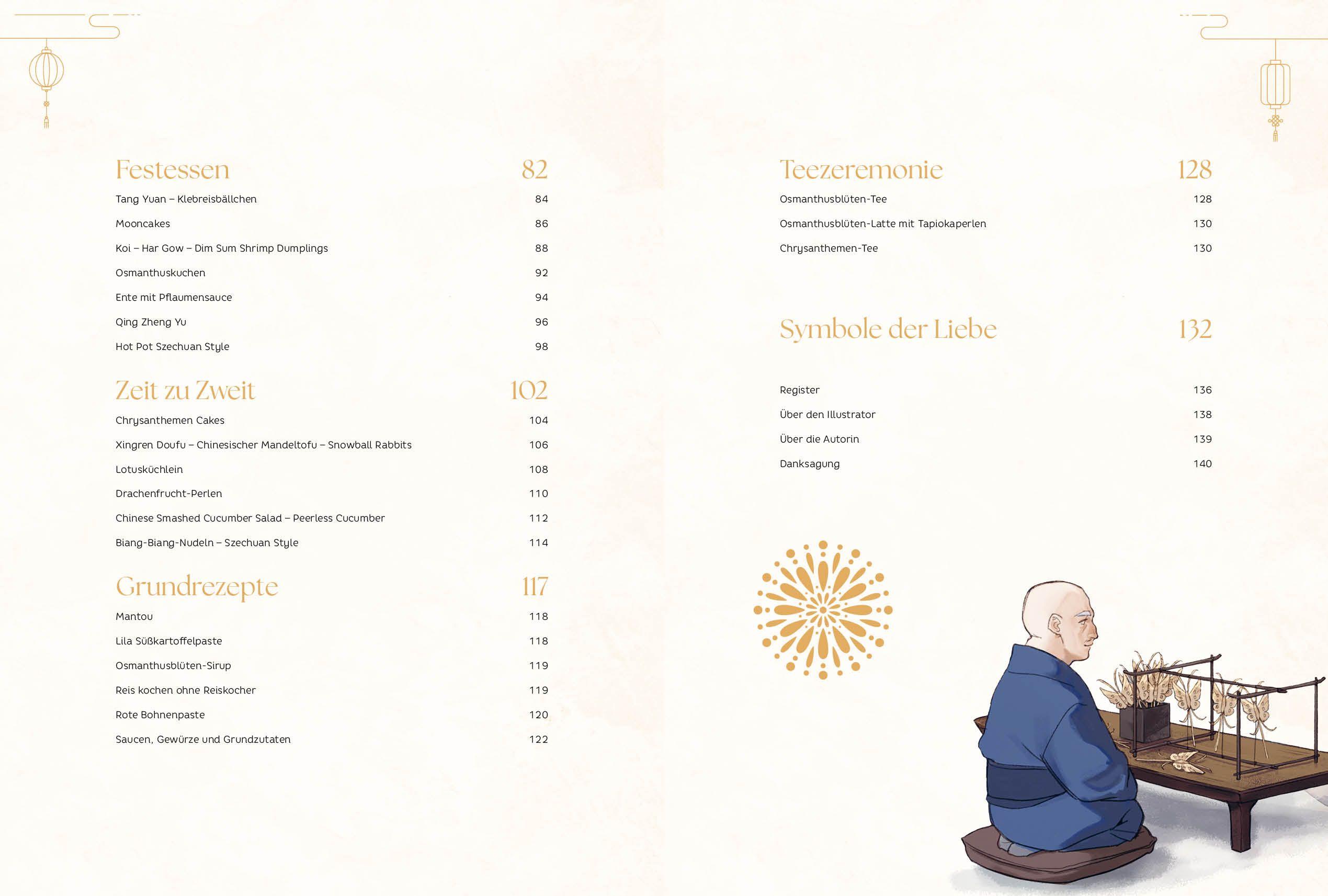Beispielinhalt (Bild) Danmei - Das Kochbuch