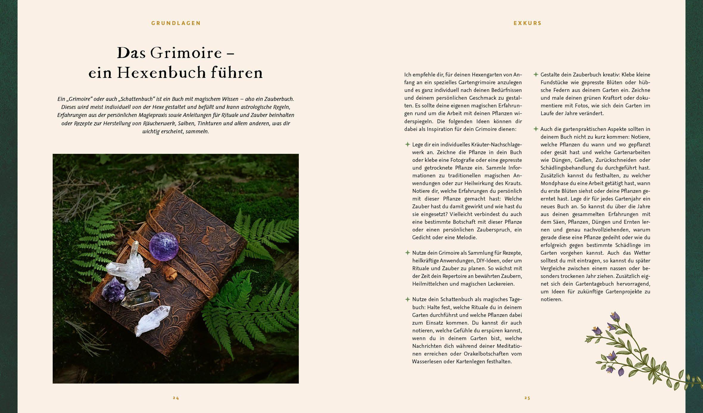 Beispielinhalt (Bild) Magie im Hexengarten - Gärtnern mit grüner Magie
