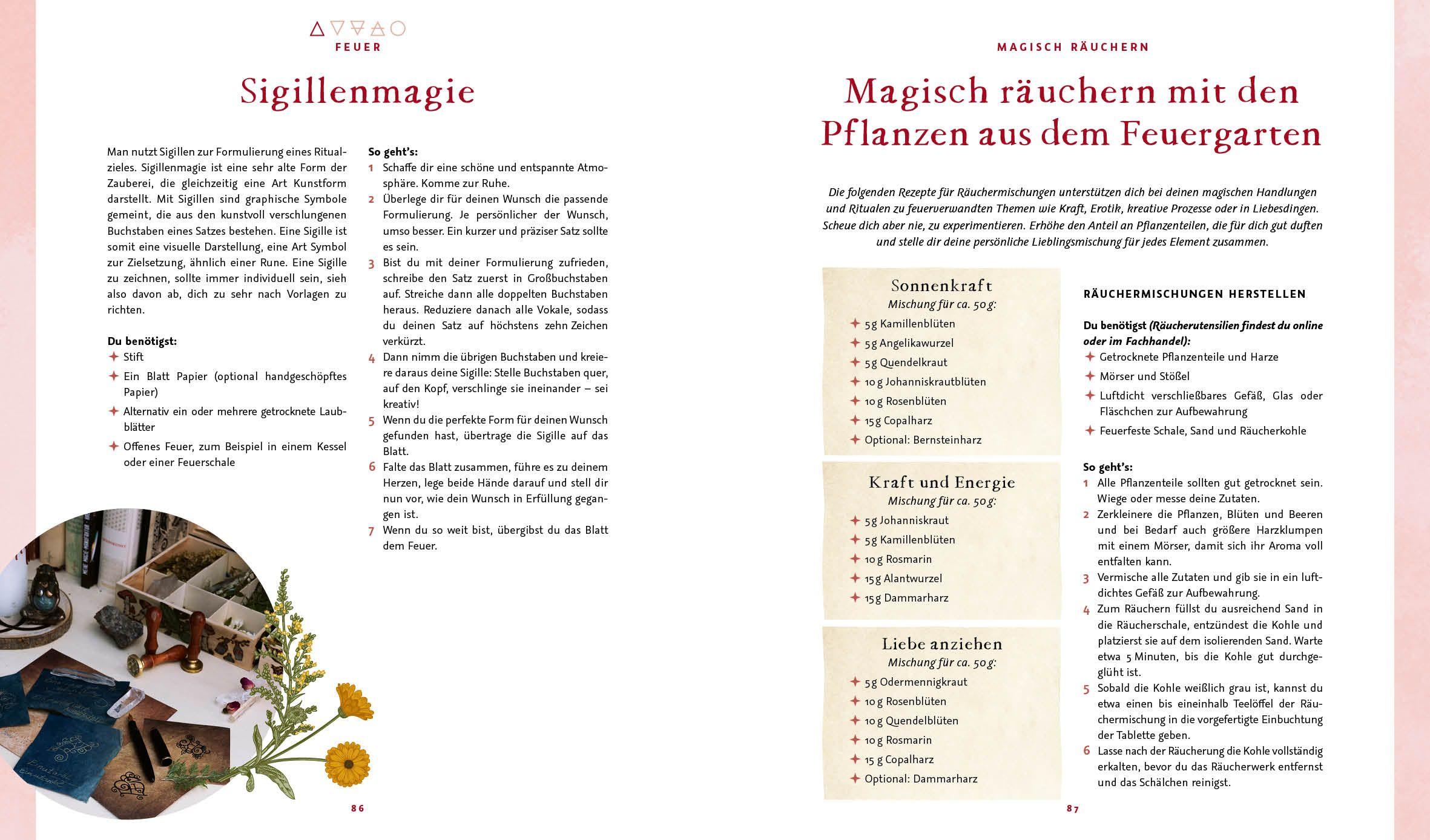 Beispielinhalt (Bild) Magie im Hexengarten - Gärtnern mit grüner Magie
