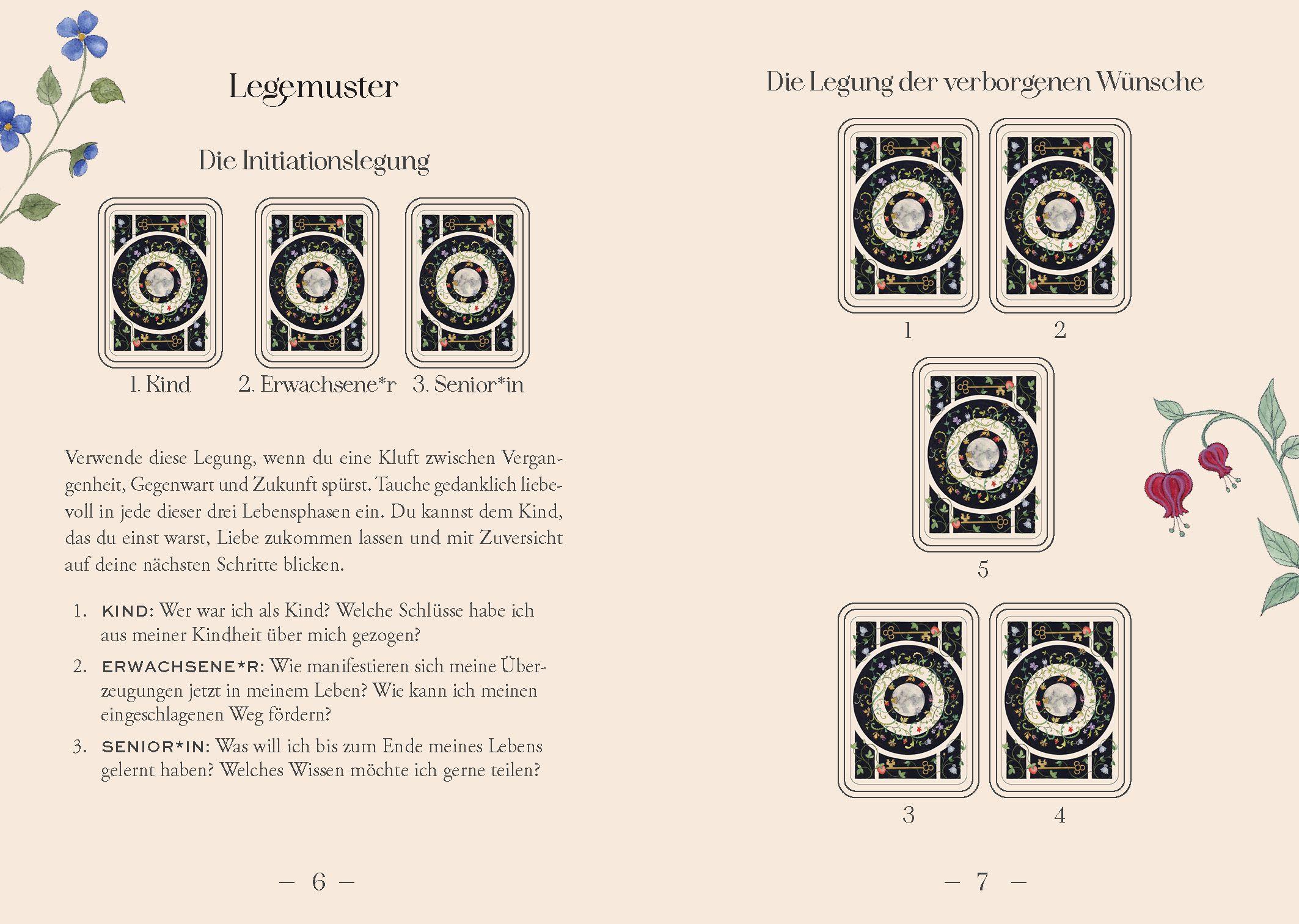 Beispielinhalt (Bild) Orakel-Kartenset: Folklore Orakel | Die Liebe, die Reise, die Prophezeiung - Integriere die zentralen Motive aus Sagen, Märchen und Erzählungen in deine Legung