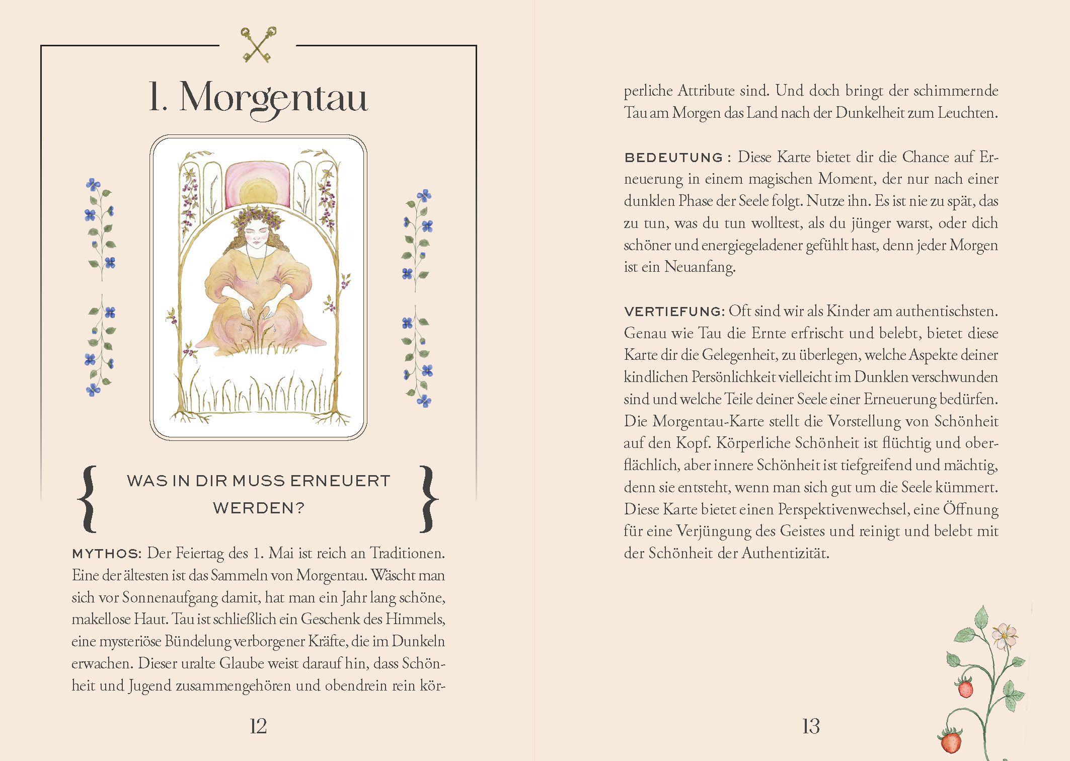 Beispielinhalt (Bild) Orakel-Kartenset: Folklore Orakel | Die Liebe, die Reise, die Prophezeiung - Integriere die zentralen Motive aus Sagen, Märchen und Erzählungen in deine Legung