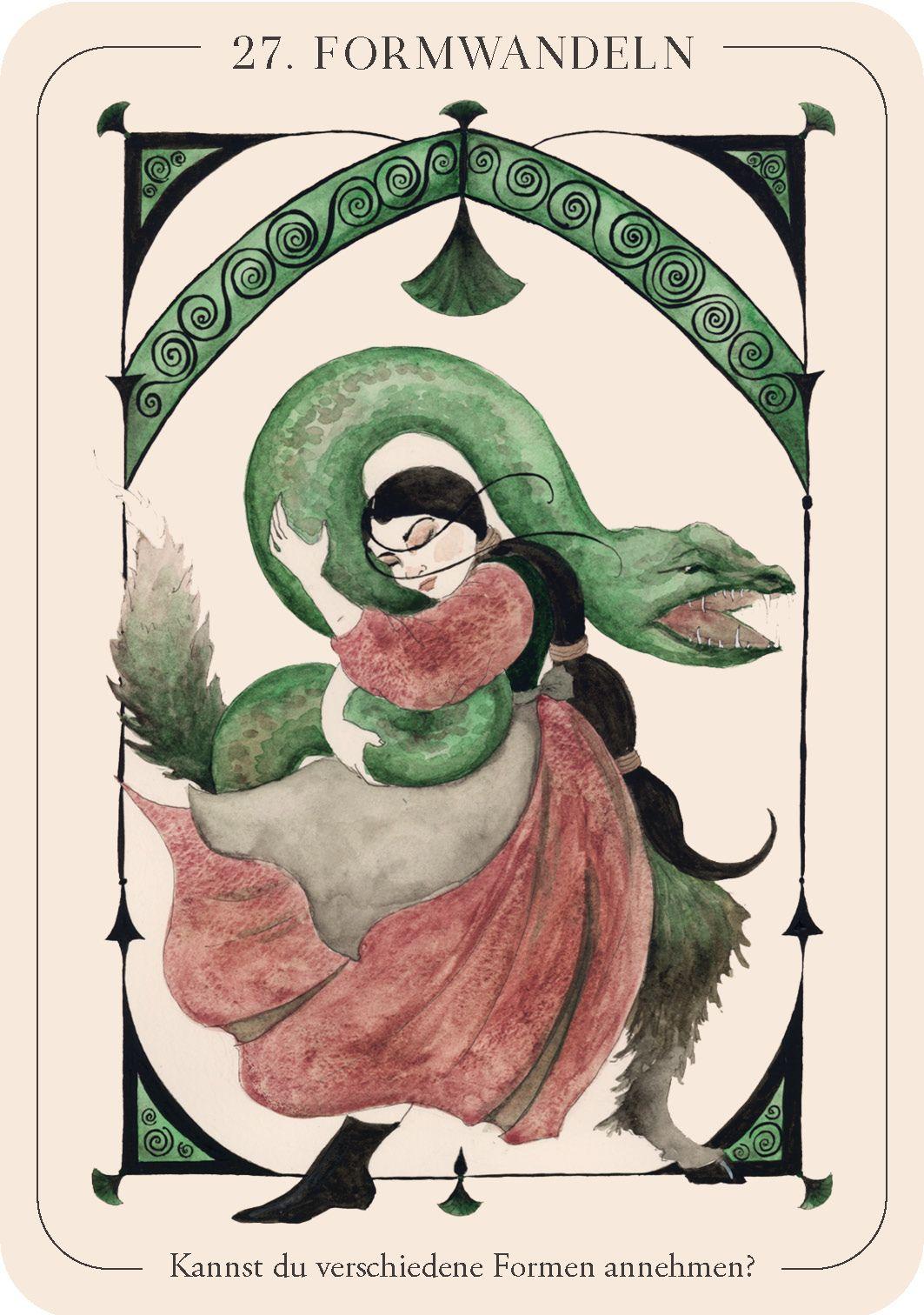 Beispielinhalt (Bild) Orakel-Kartenset: Folklore Orakel | Die Liebe, die Reise, die Prophezeiung - Integriere die zentralen Motive aus Sagen, Märchen und Erzählungen in deine Legung