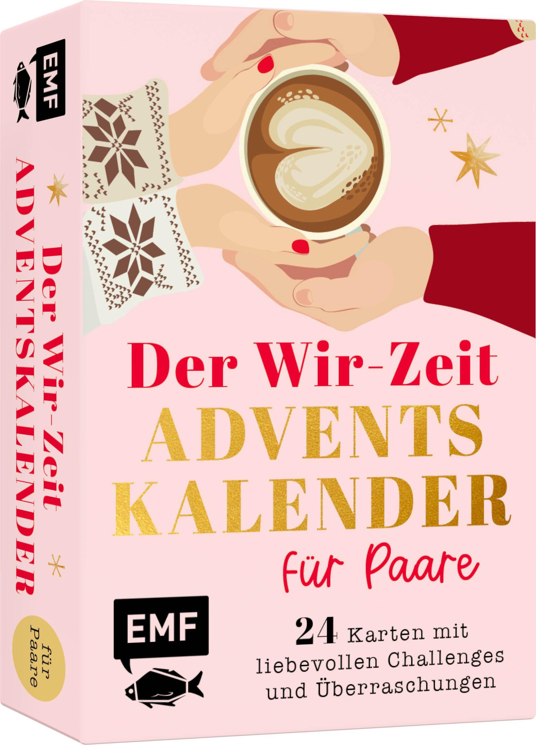 Vorderes Coverbild Adventskalender-Kartenset: 24 x Wir-Zeit für Paare