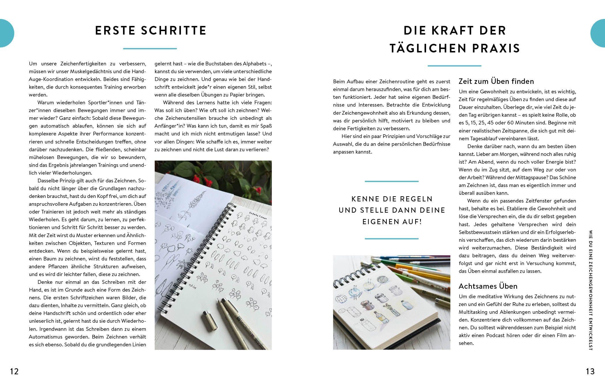 Beispielinhalt (Bild) Jeden Tag zeichnen