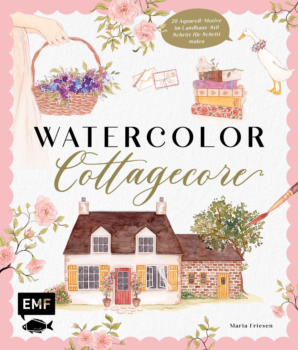 Vorderes Coverbild Watercolor Cottagecore