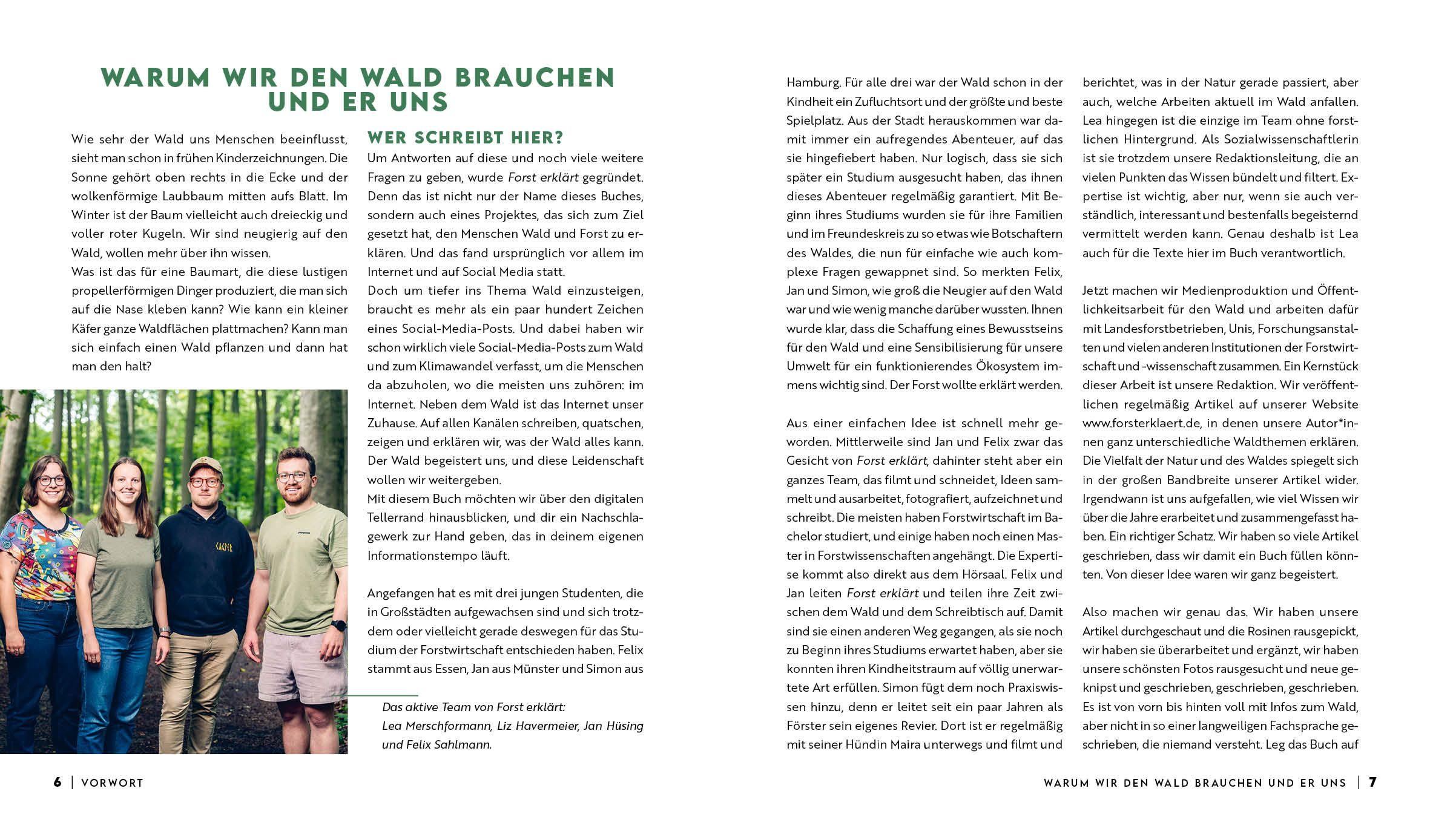 Beispielinhalt (Bild) Forst erklärt: Warum wir den Wald brauchen - und er uns