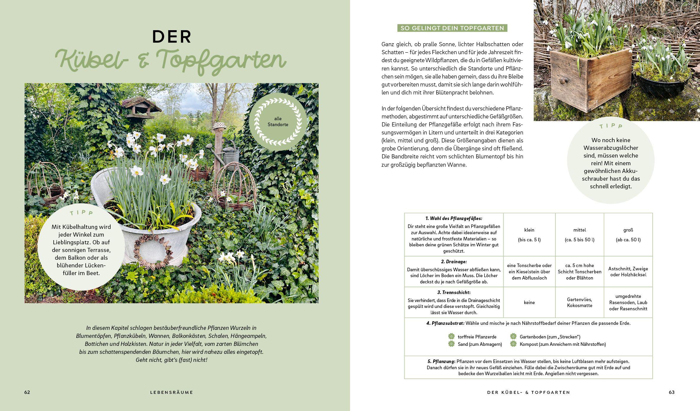 Beispielinhalt (Bild) Mein wilder, bunter Garten - Einfach naturnah gärtnern