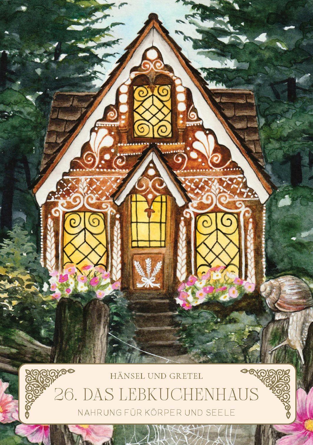 Beispielinhalt (Bild) Orakel-Kartenset: Märchenorakel | Inspirierende Lehren und Weisheiten aus Rotkäppchen, Rapunzel, Rumpelstilzchen und Co.