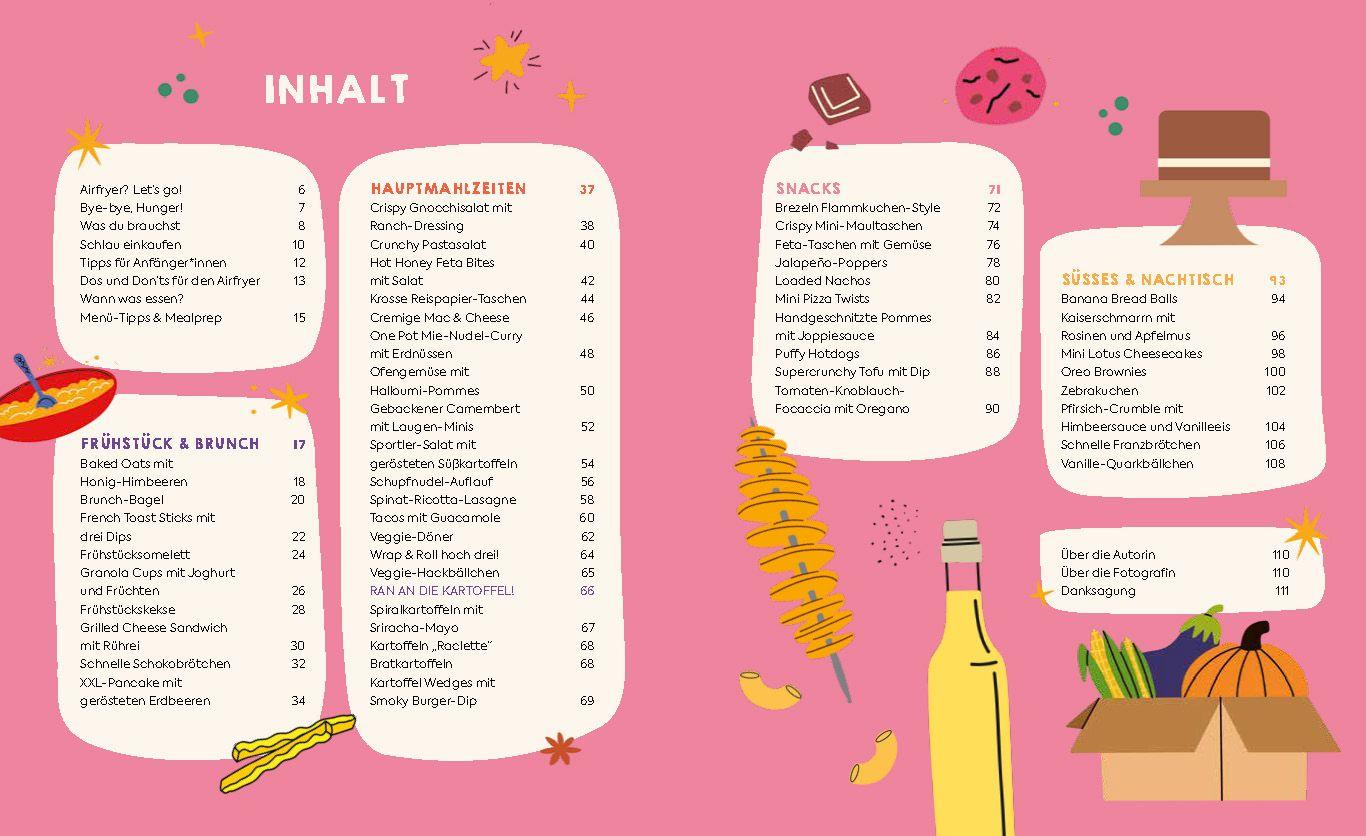 Beispielinhalt (Bild) Voll veggie! Airfryer für Teenager