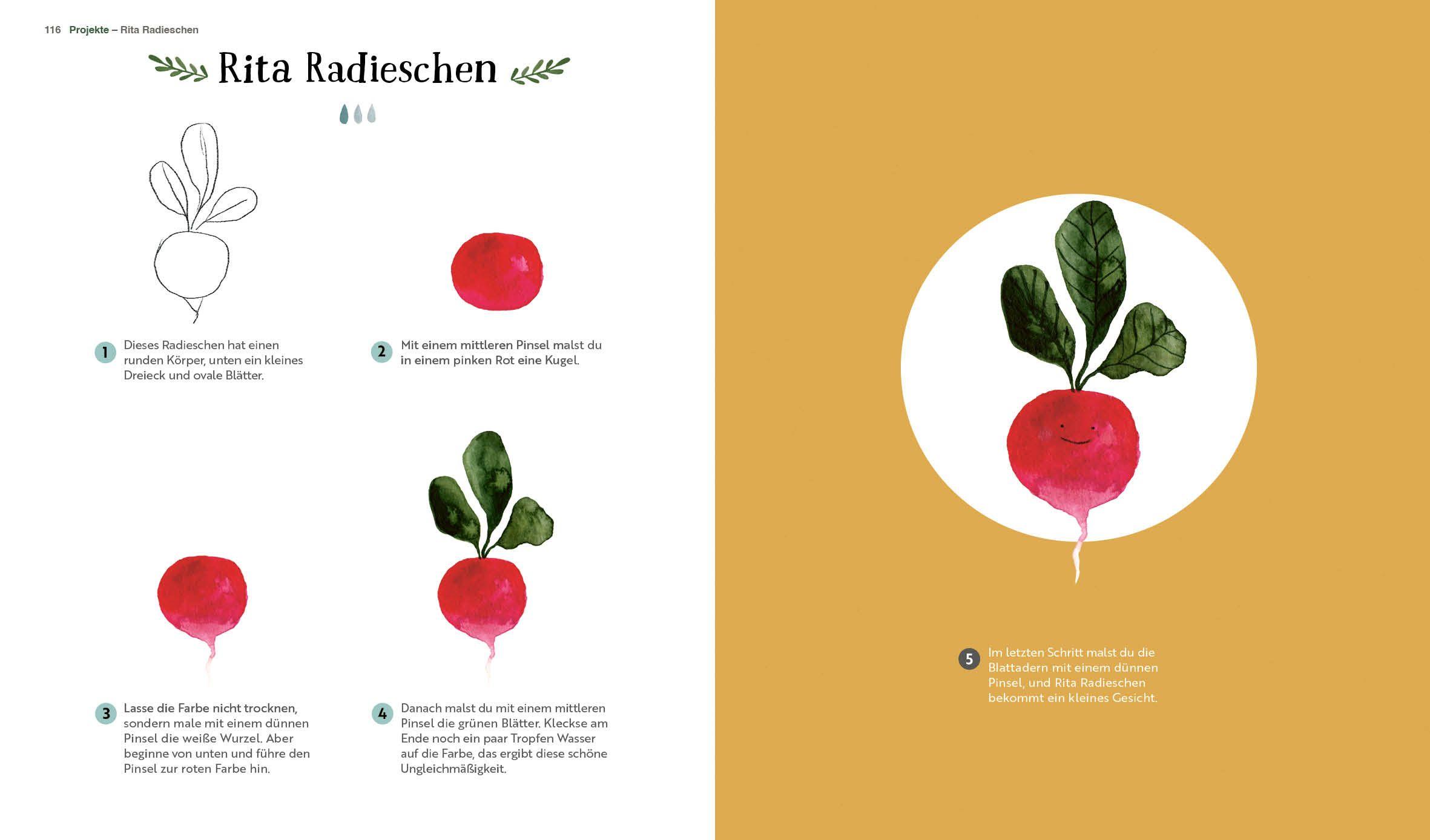 Beispielinhalt (Bild) Watercolor - Wilde Wiese