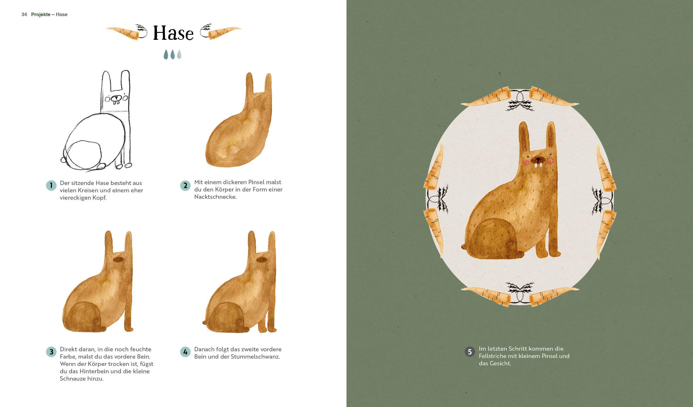 Beispielinhalt (Bild) Watercolor - Wilde Wiese