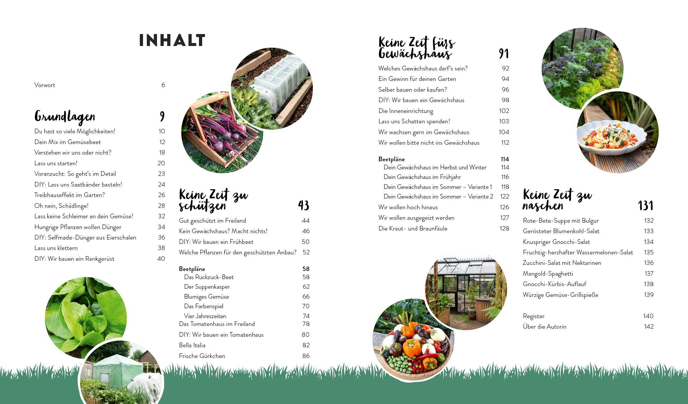 Beispielinhalt (Bild) Keine Zeit zu gärtnern - Gemüse länger ernten in Gewächshaus, Frühbeet & Co.