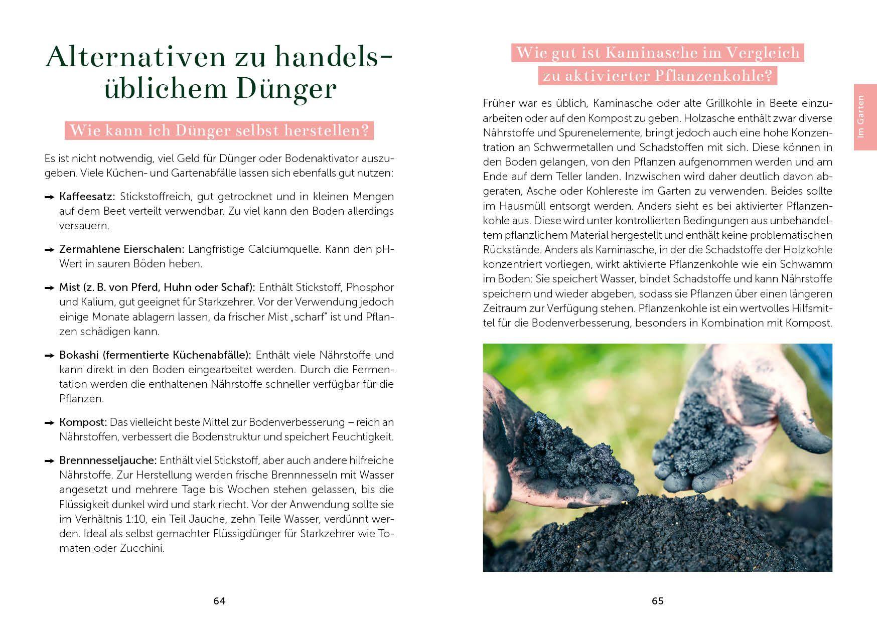 Beispielinhalt (Bild) Das Gemüsegarten 1 x 1