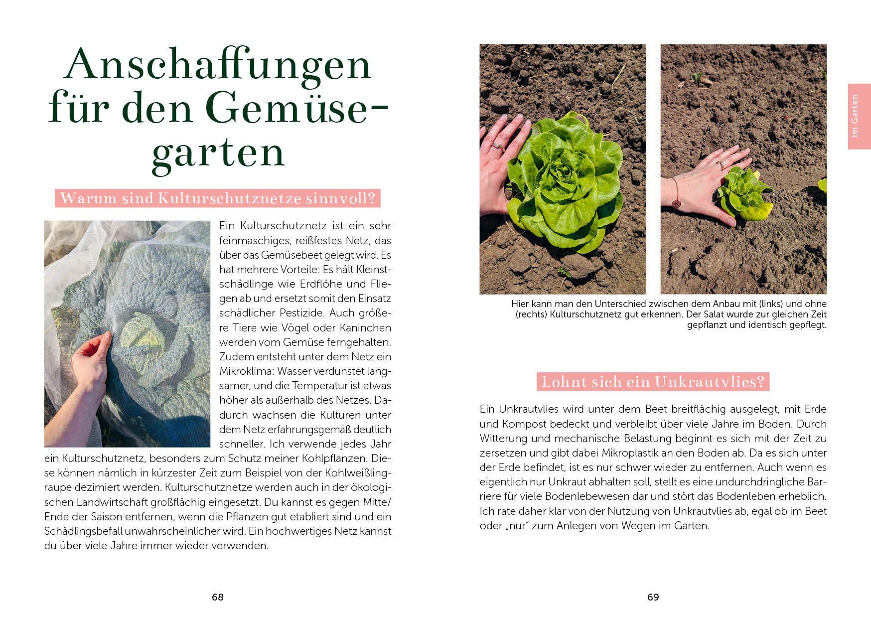 Beispielinhalt (Bild) Das Gemüsegarten 1 x 1