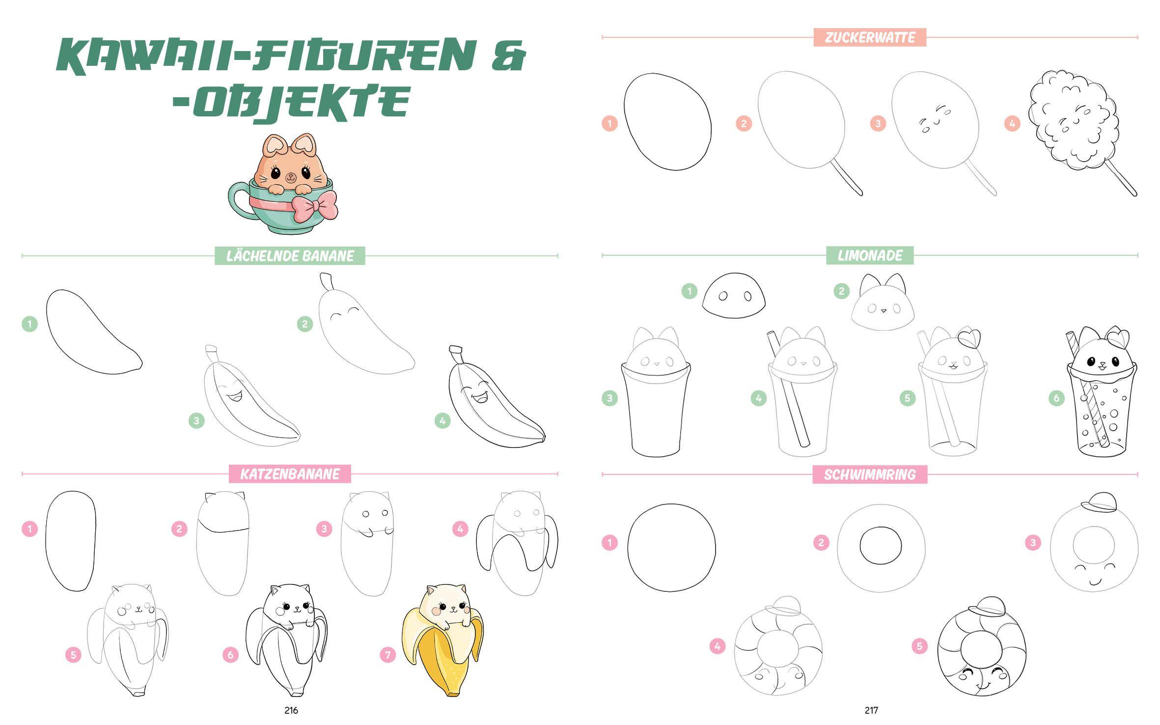 Beispielinhalt (Bild) Die ultimative Motiv-Bibliothek - 1000 x Manga zeichnen